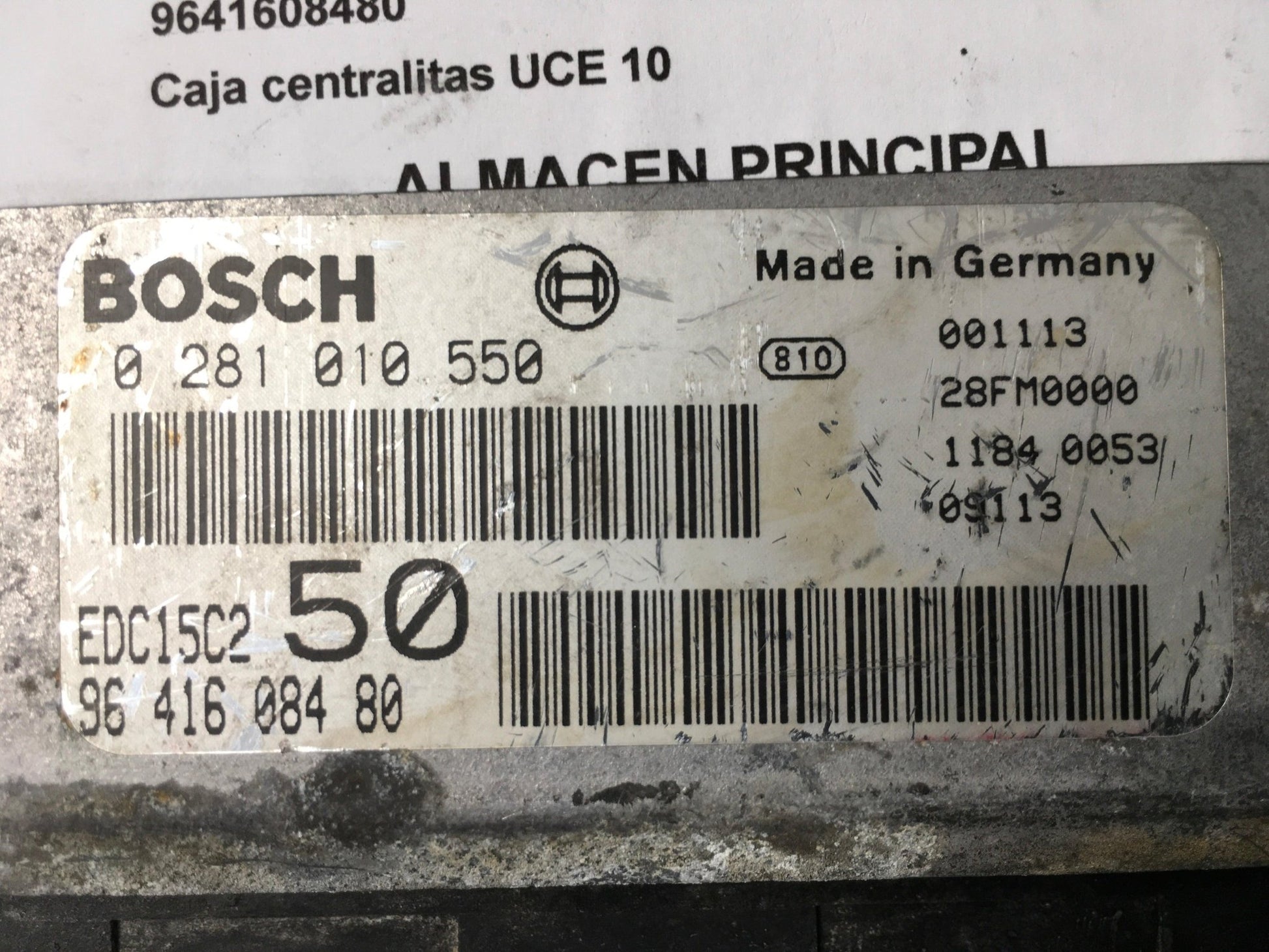 Centralita Motor Citroen Xsara - 9641608480