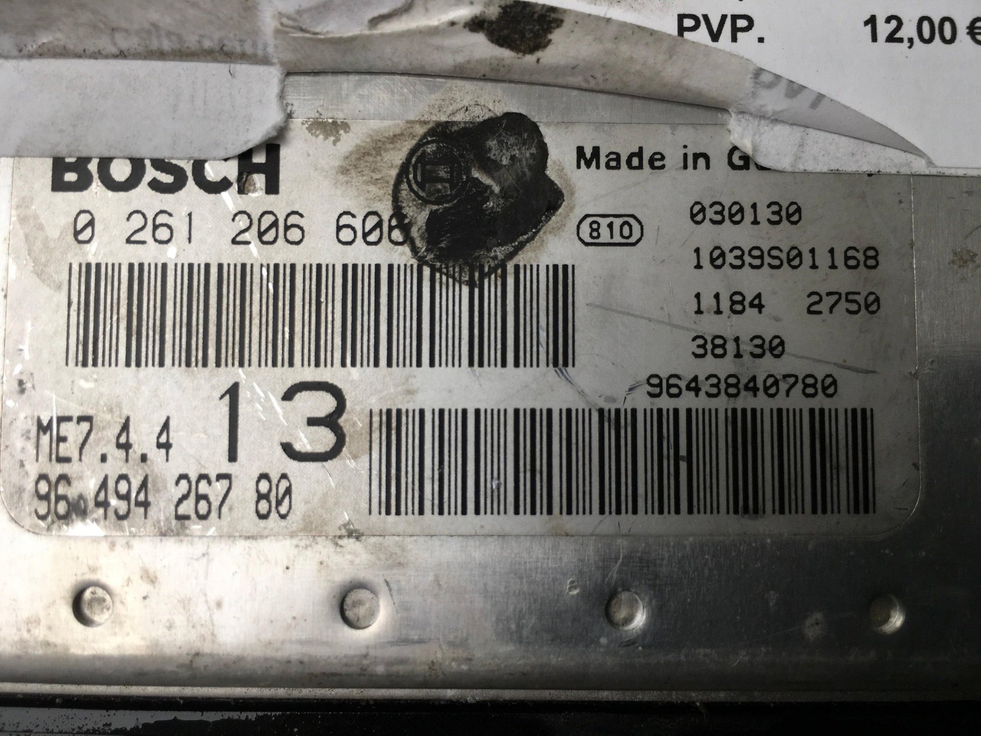 Centralita Motor Citroen Xsara - 9649426780