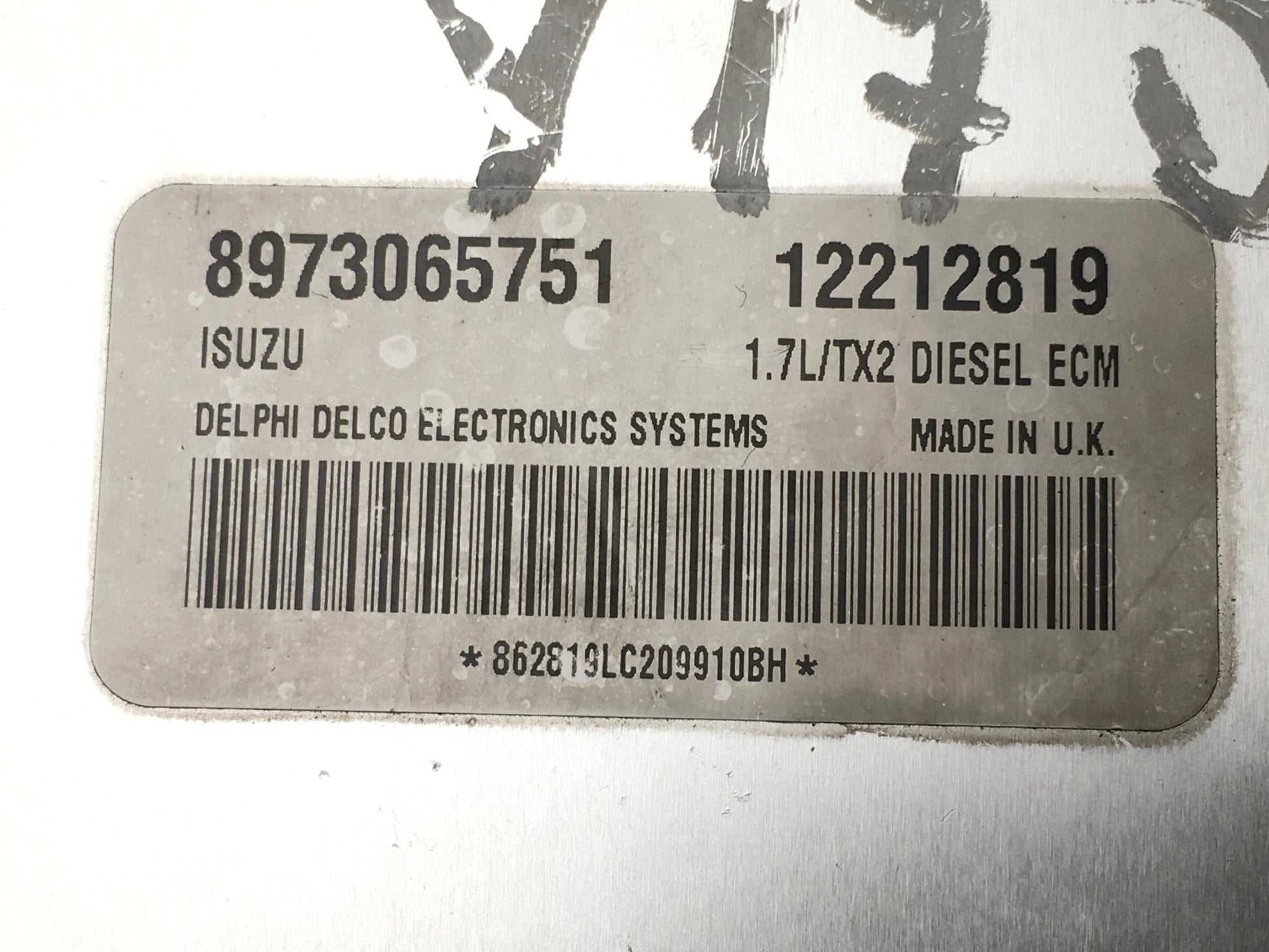 Centralita motor ECU Opel 8973065751 - 8973065751