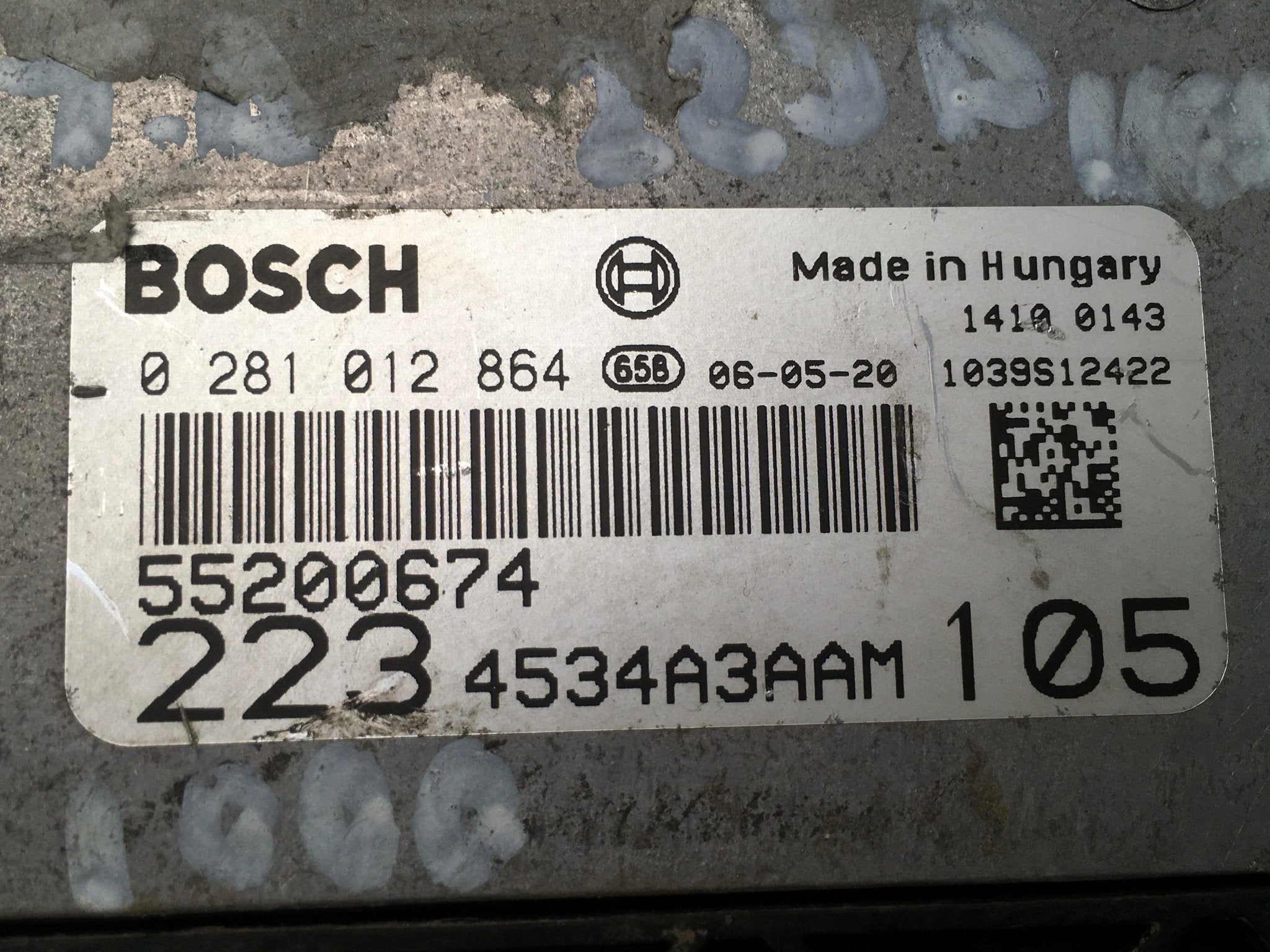 Centralita Motor Fiat Doblo I - 0281012864