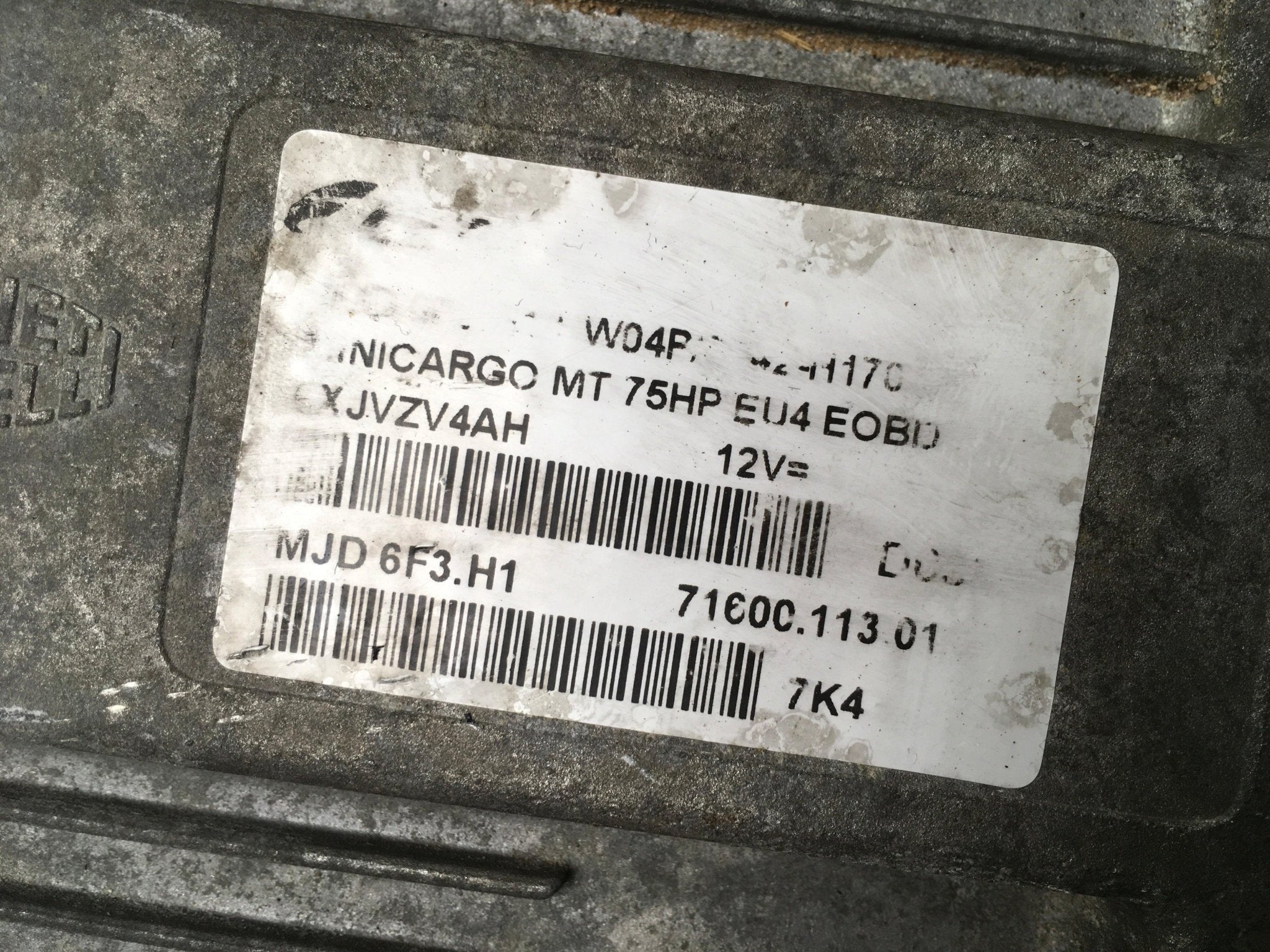 Centralita Motor Fiat Fiorino III - 7160011301