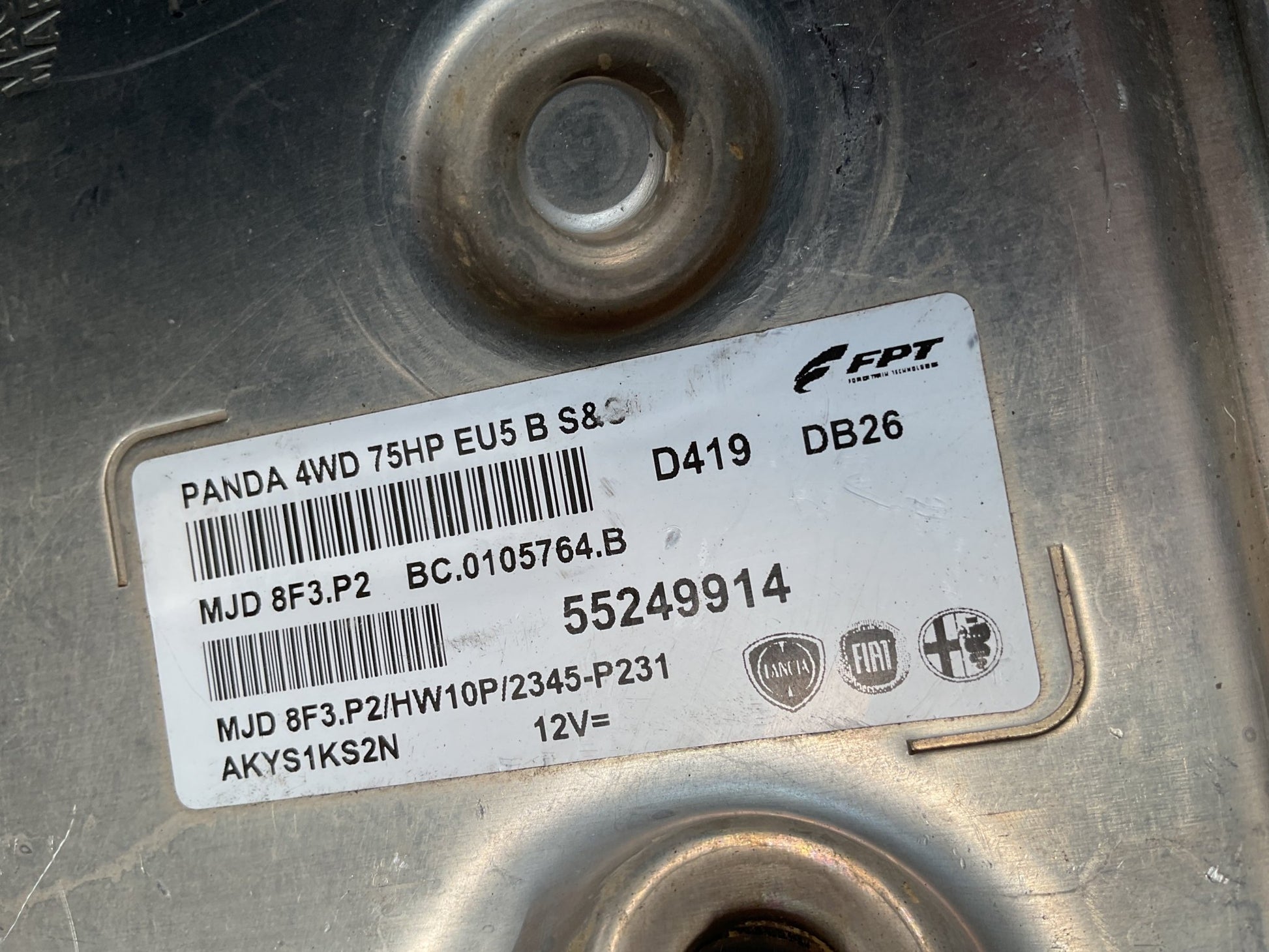 Centralita motor Fiat Panda 12-25 - 55246933
