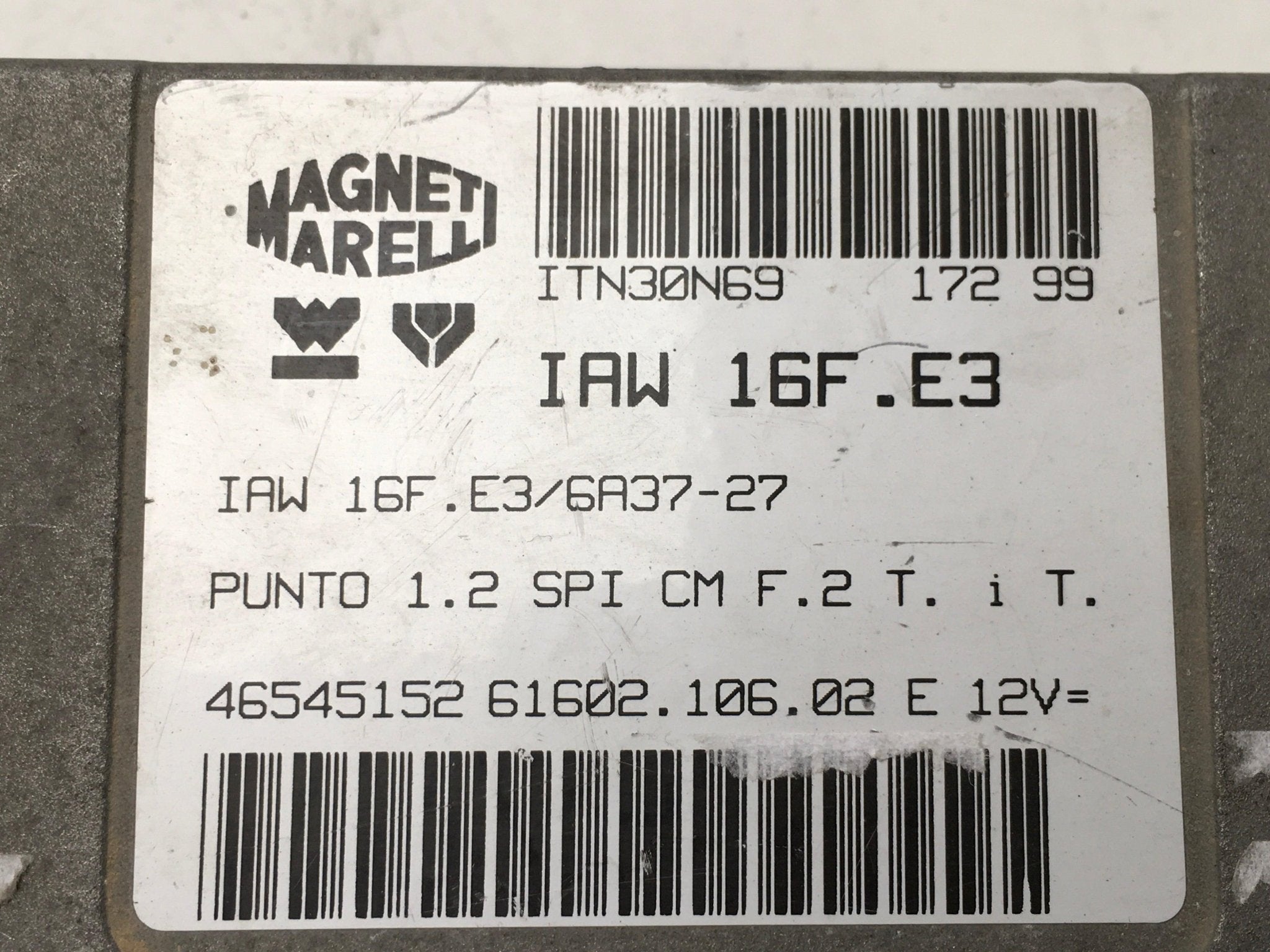 Centralita Motor Fiat Punto I - IAW16FE3