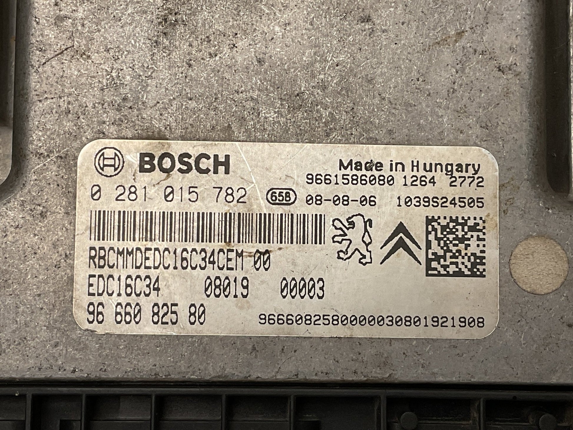 Centralita Motor Fiorino Nemo Bipper 07 - 23 - 9666082580