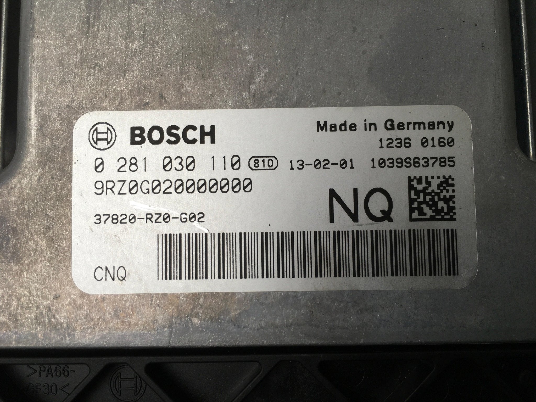 Centralita Motor Honda Civic IX FK - 37820RZ0G02