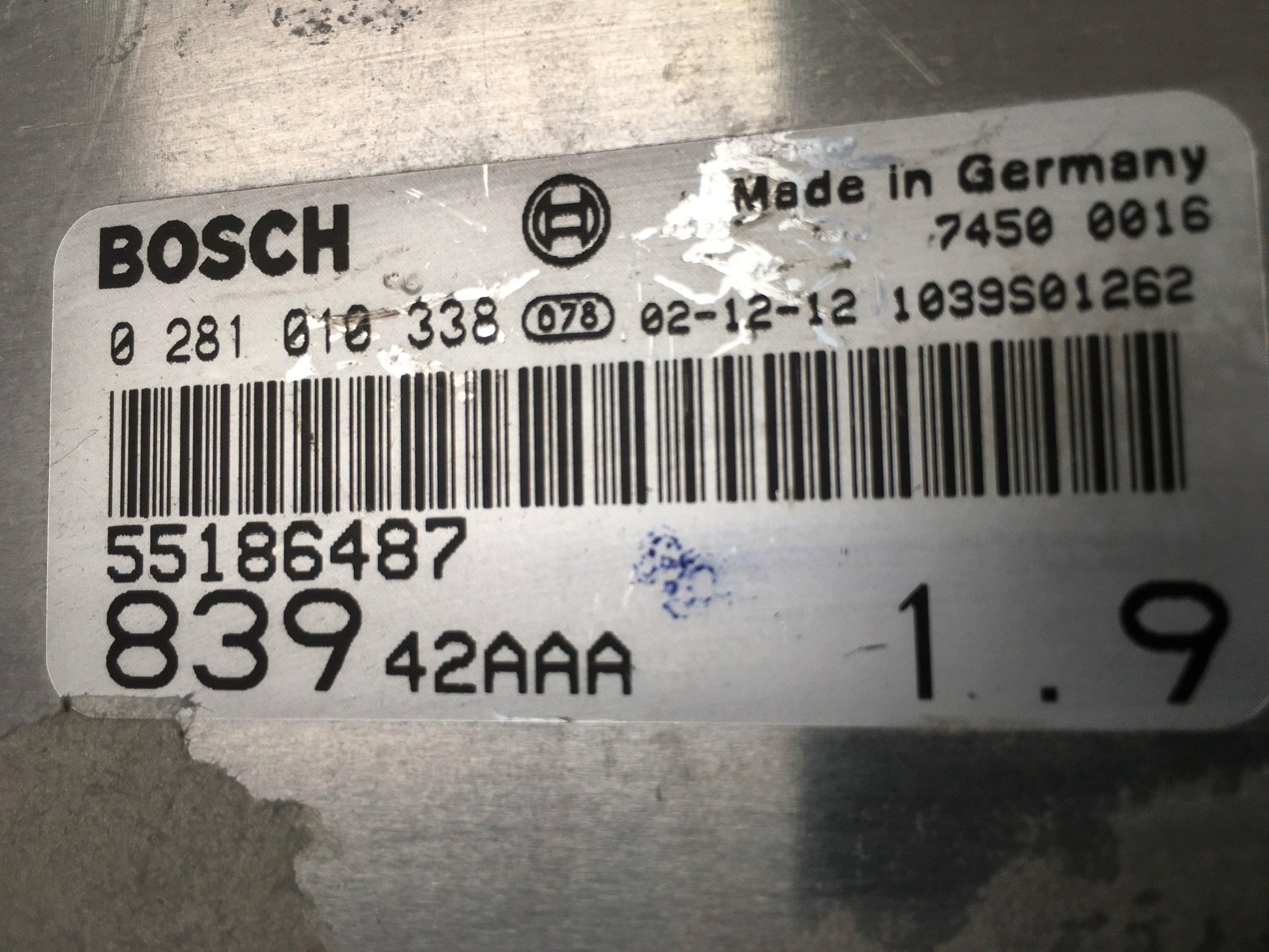 Centralita Motor Lancia Lybra SW - 0281010338