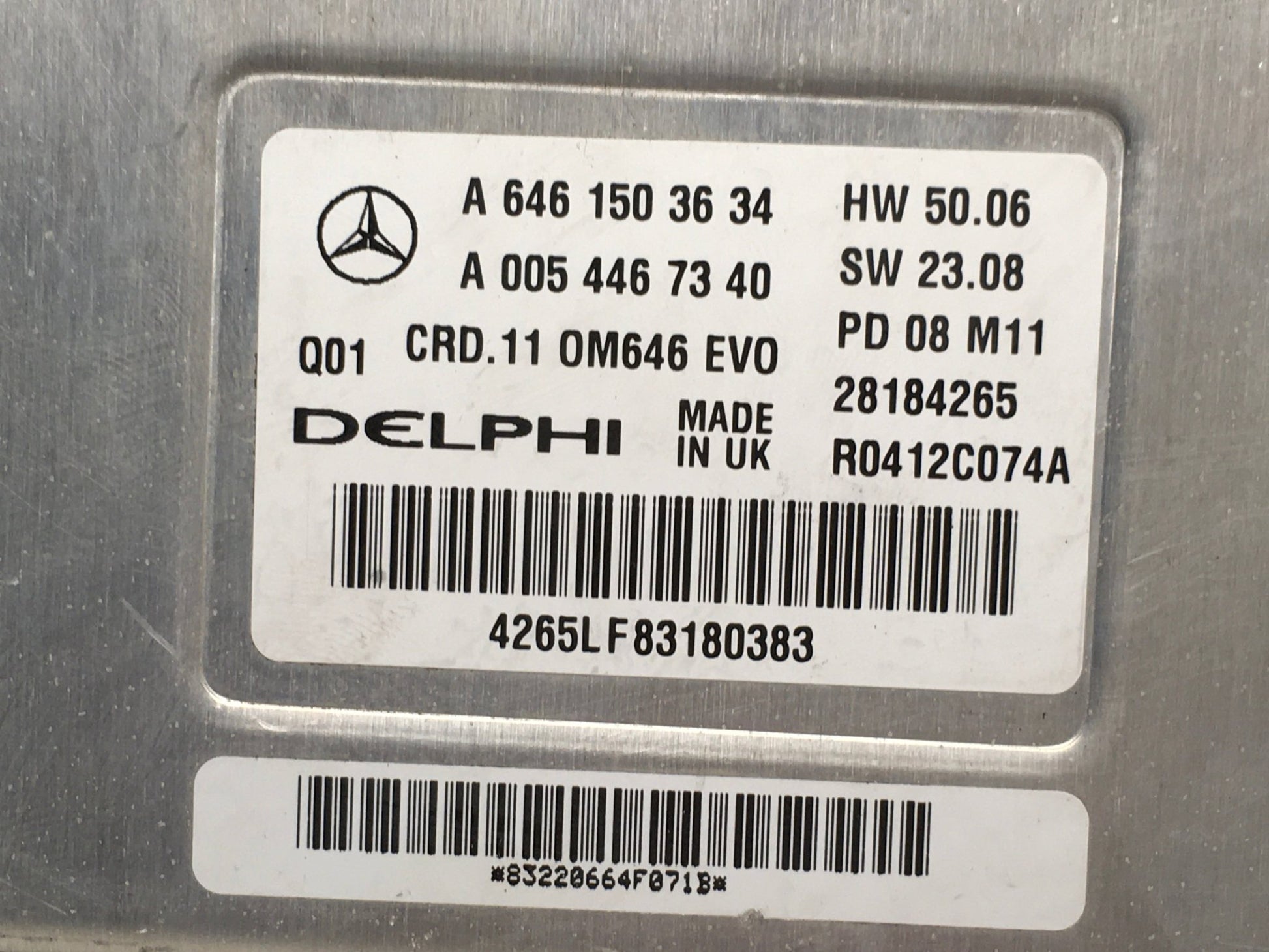 Centralita Motor Mercedes A6461503634 - A6461503634