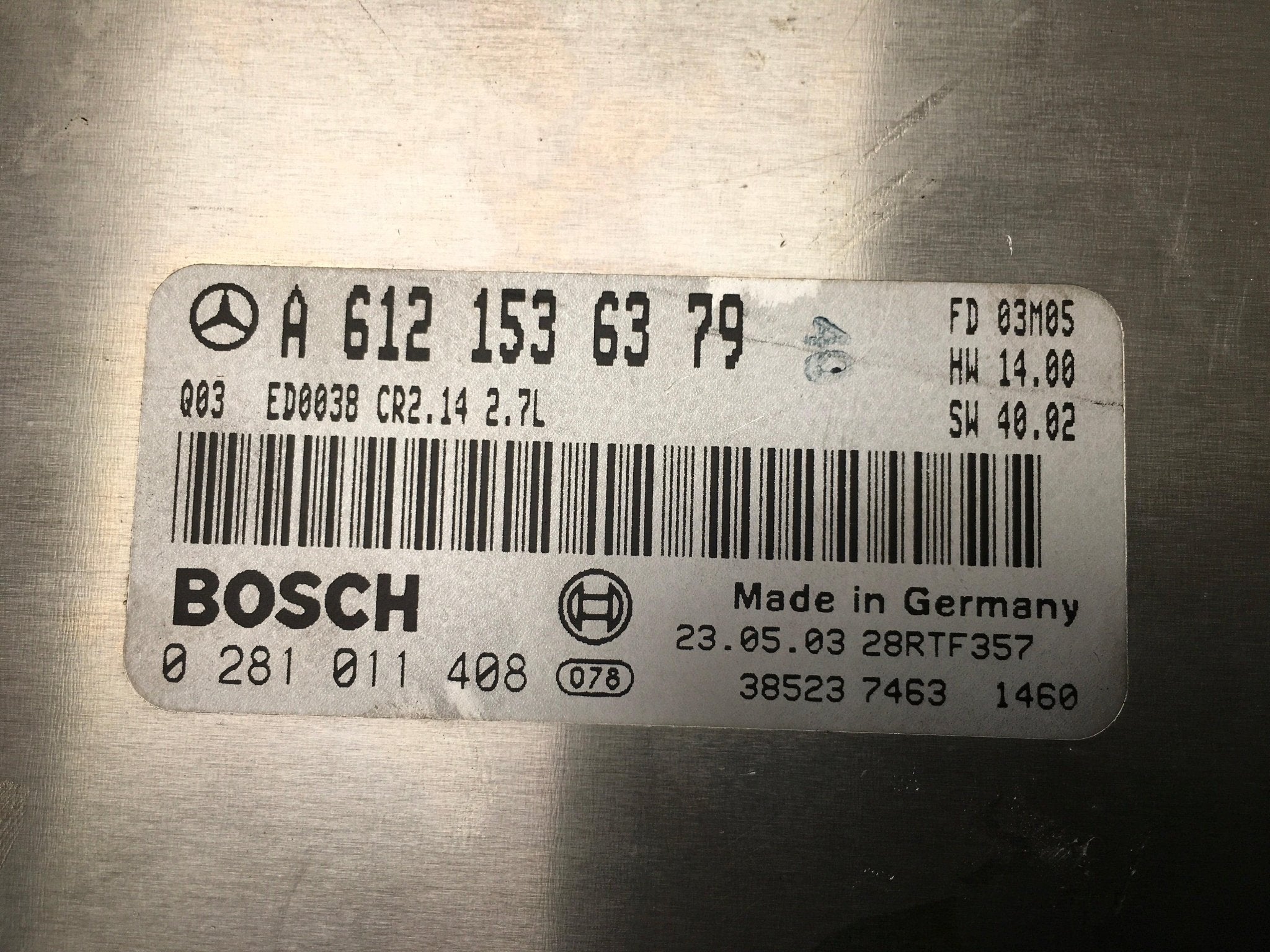 Centralita Motor Mercedes M W163 - A6121536379