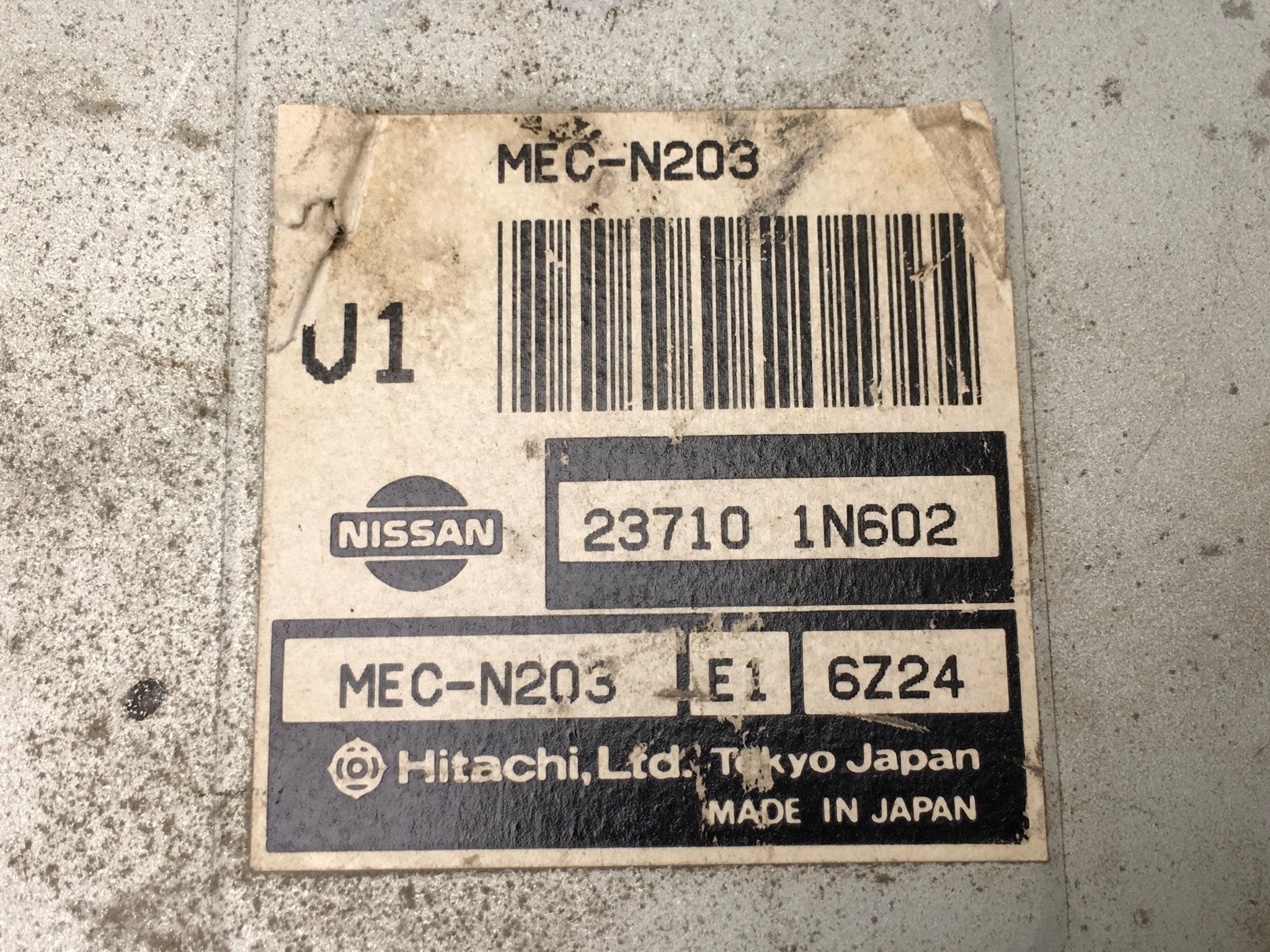 Centralita Motor Nissan Almera I - 237101N602