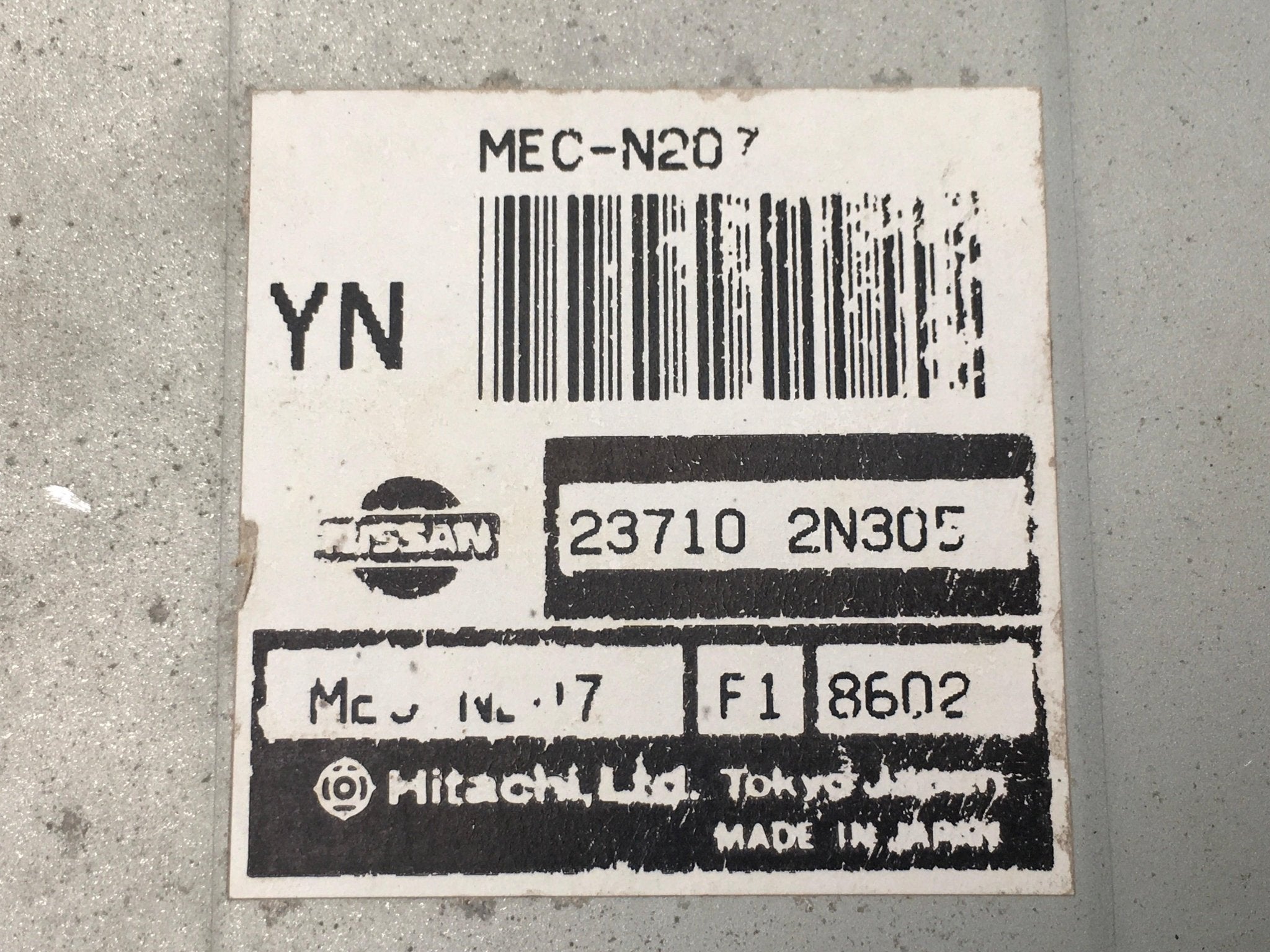 Centralita Motor Nissan Almera I - 237102N305