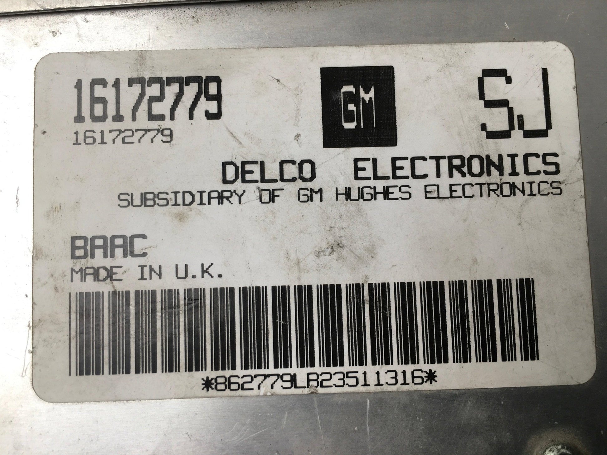 Centralita Motor Opel Astra F - 16172779