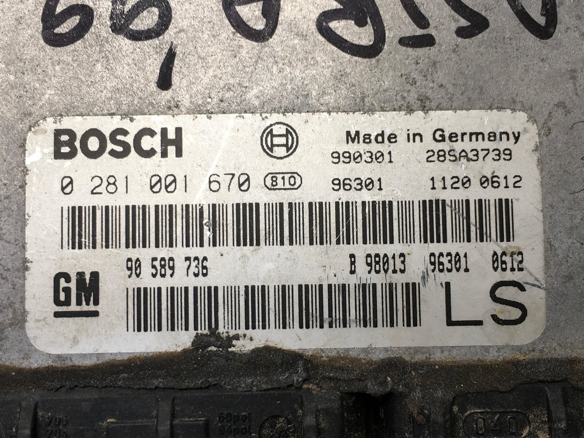 Centralita Motor Opel Astra G - 90589736