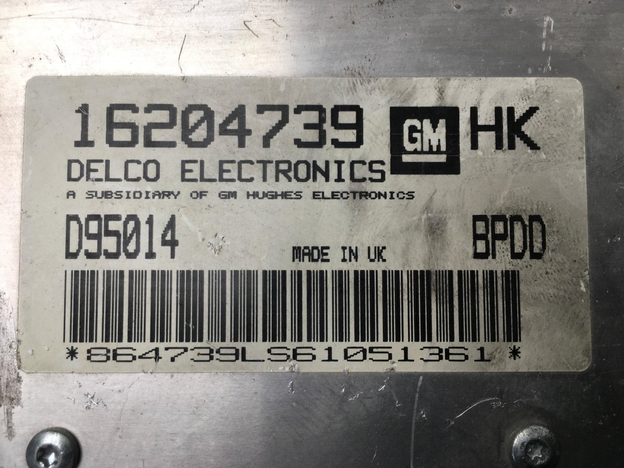 Centralita Motor Opel Corsa B - 16204739