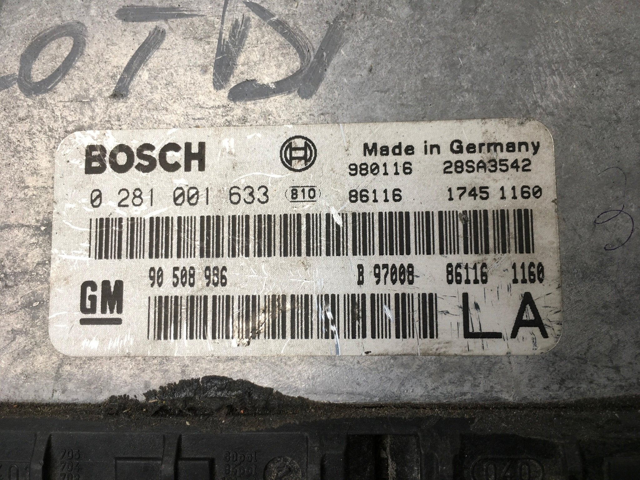 Centralita Motor Opel Vecta B - 90508986