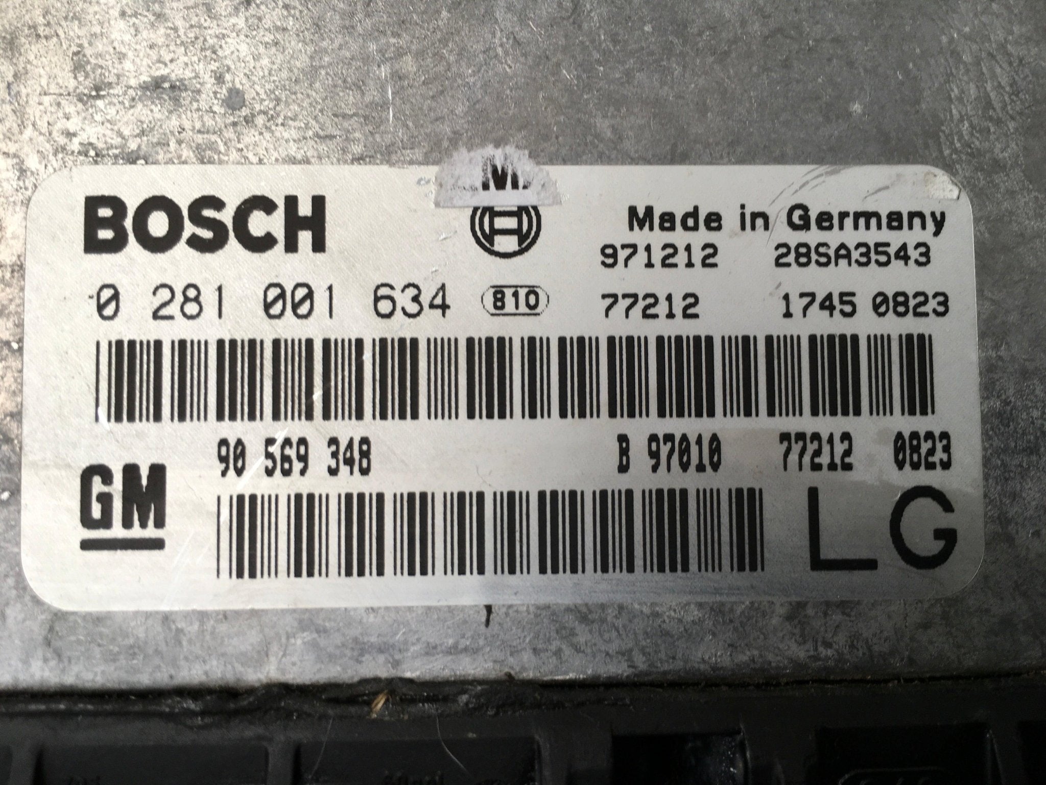 Centralita Motor Opel Vectra B - 0281001634