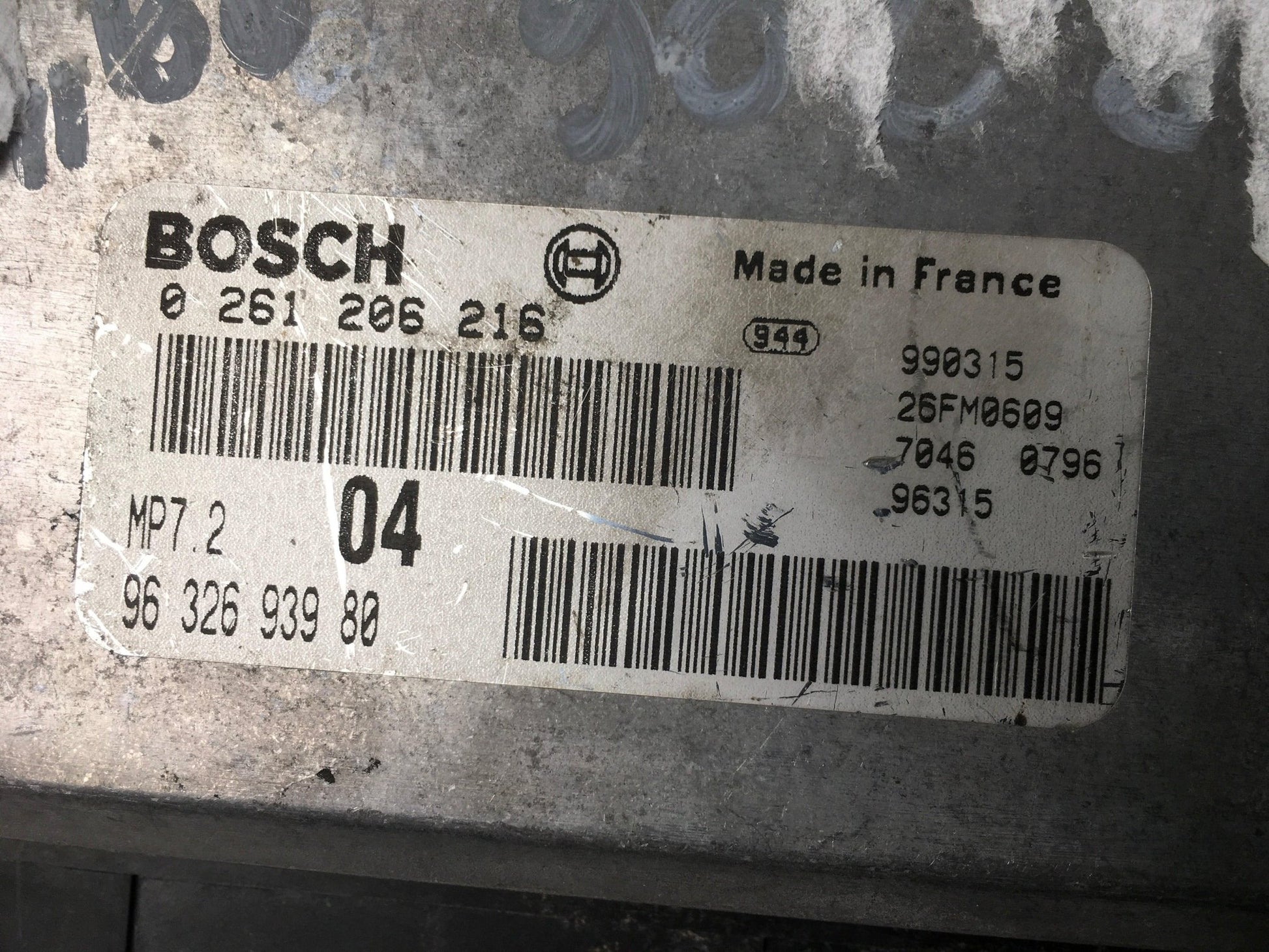 Centralita Motor Peugeot 206 - 9632693980