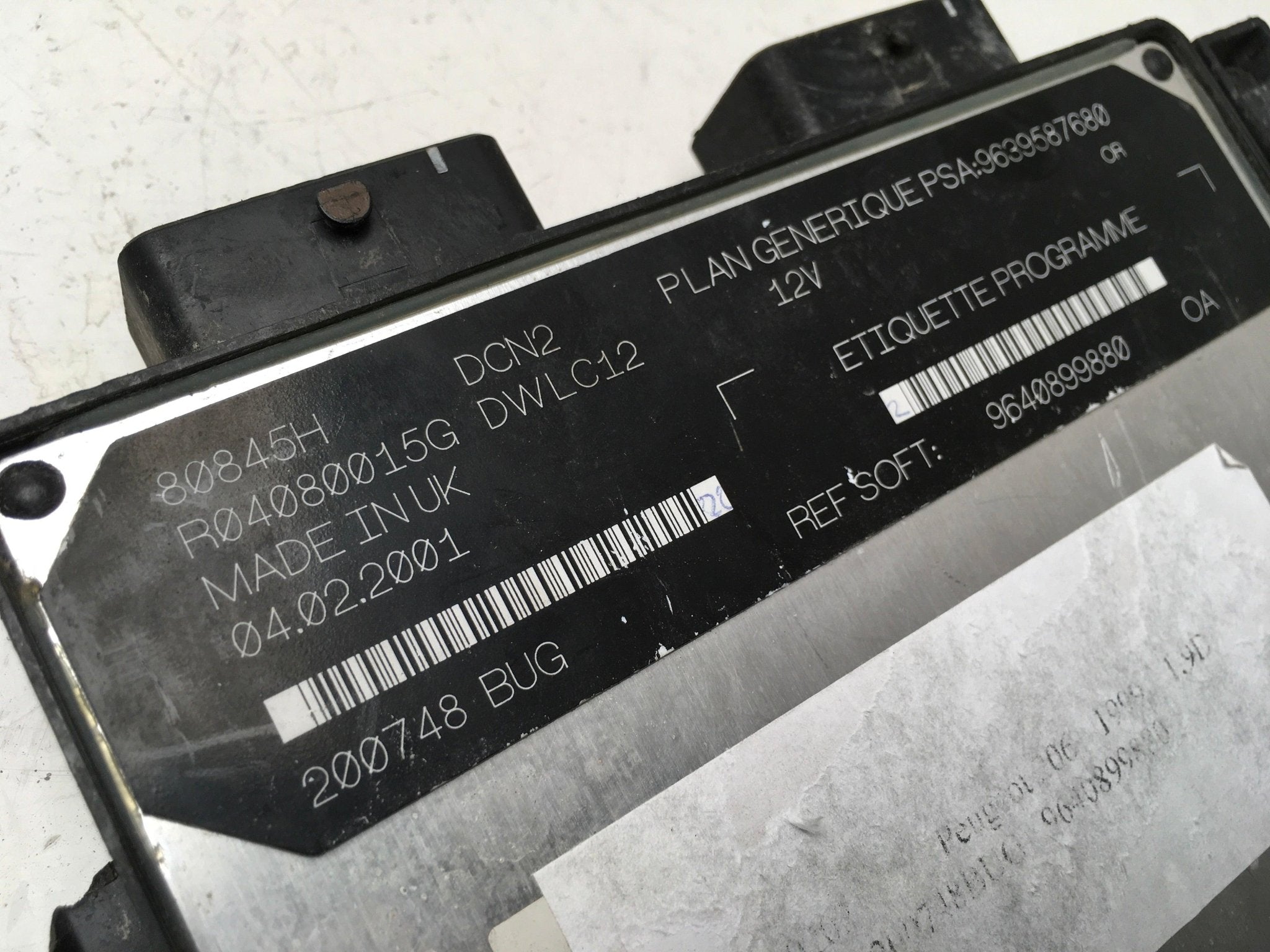 Centralita Motor Peugeot 206 - 9640899880