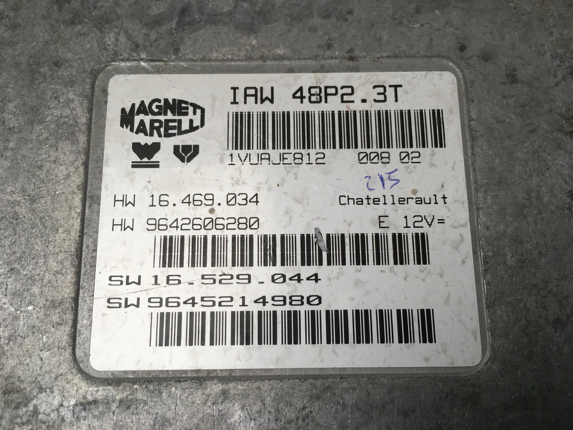 Centralita Motor Peugeot 206 - 9645214980