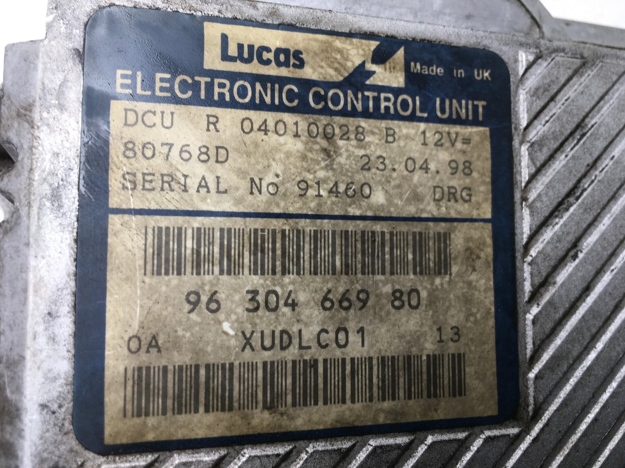 Centralita Motor Peugeot 406 - 9630466980