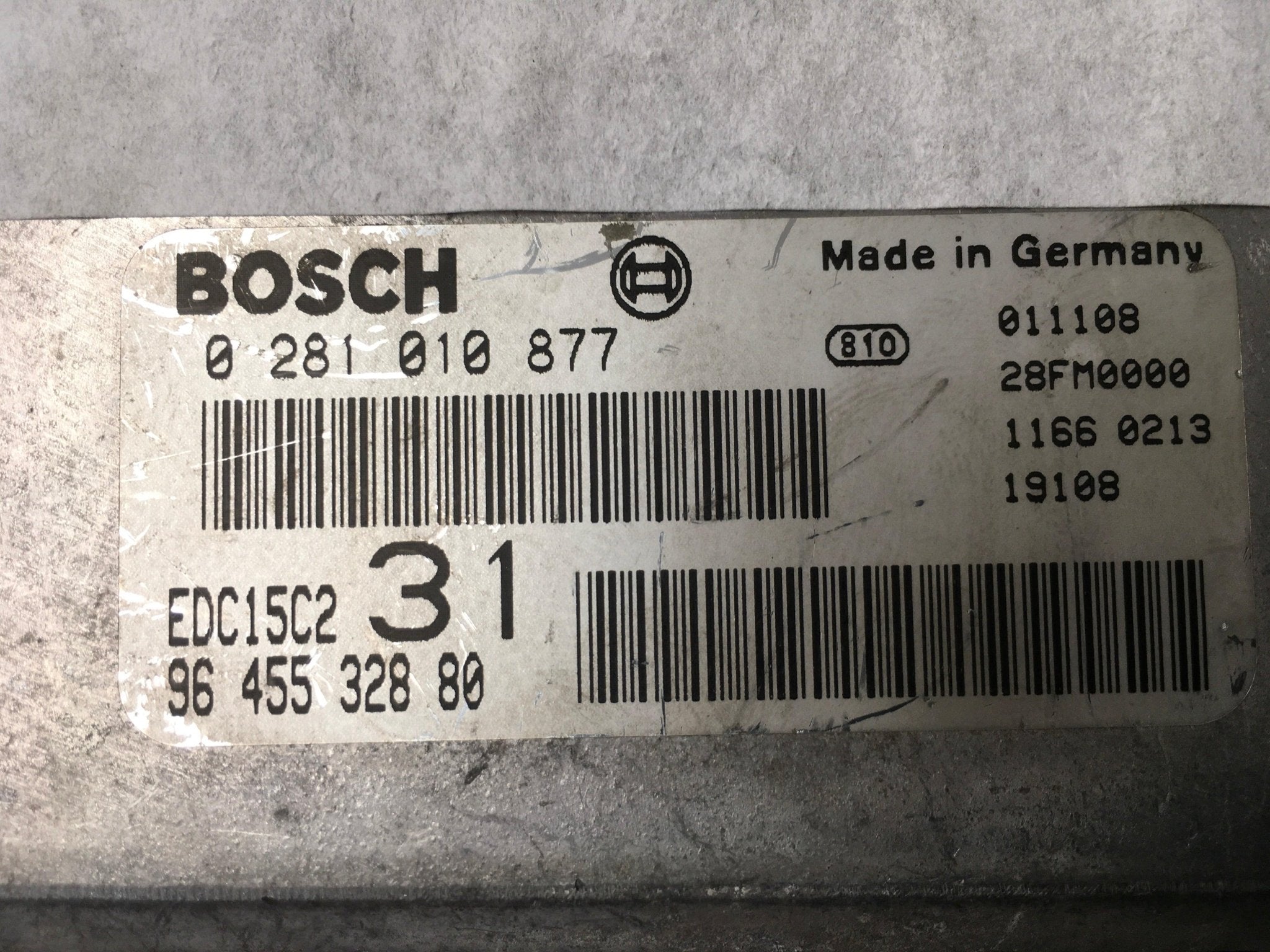 Centralita Motor Peugeot 406 - 9645532880