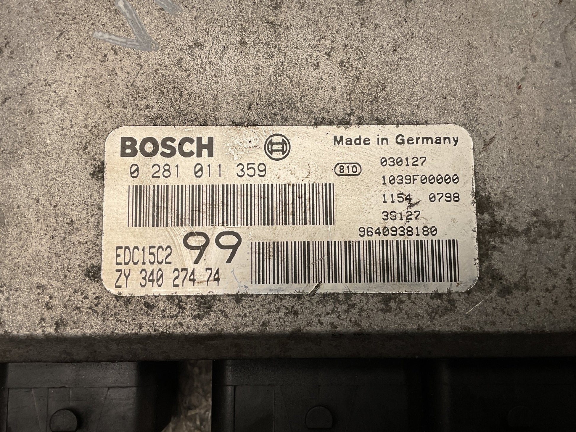 Centralita Motor PSA 9640938180 - 9640938180