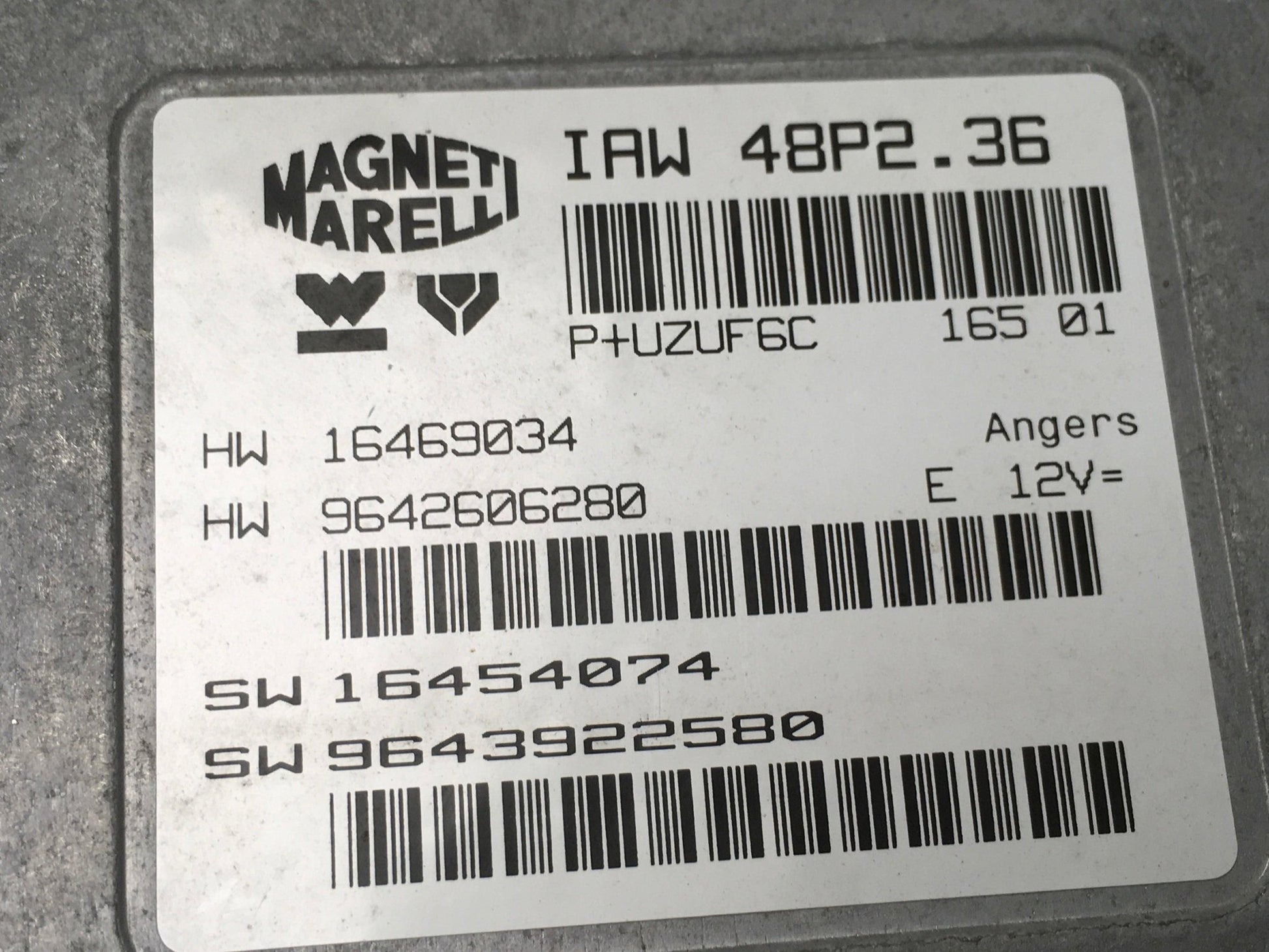 Centralita Motor PSA 9642606280 - 9642606280