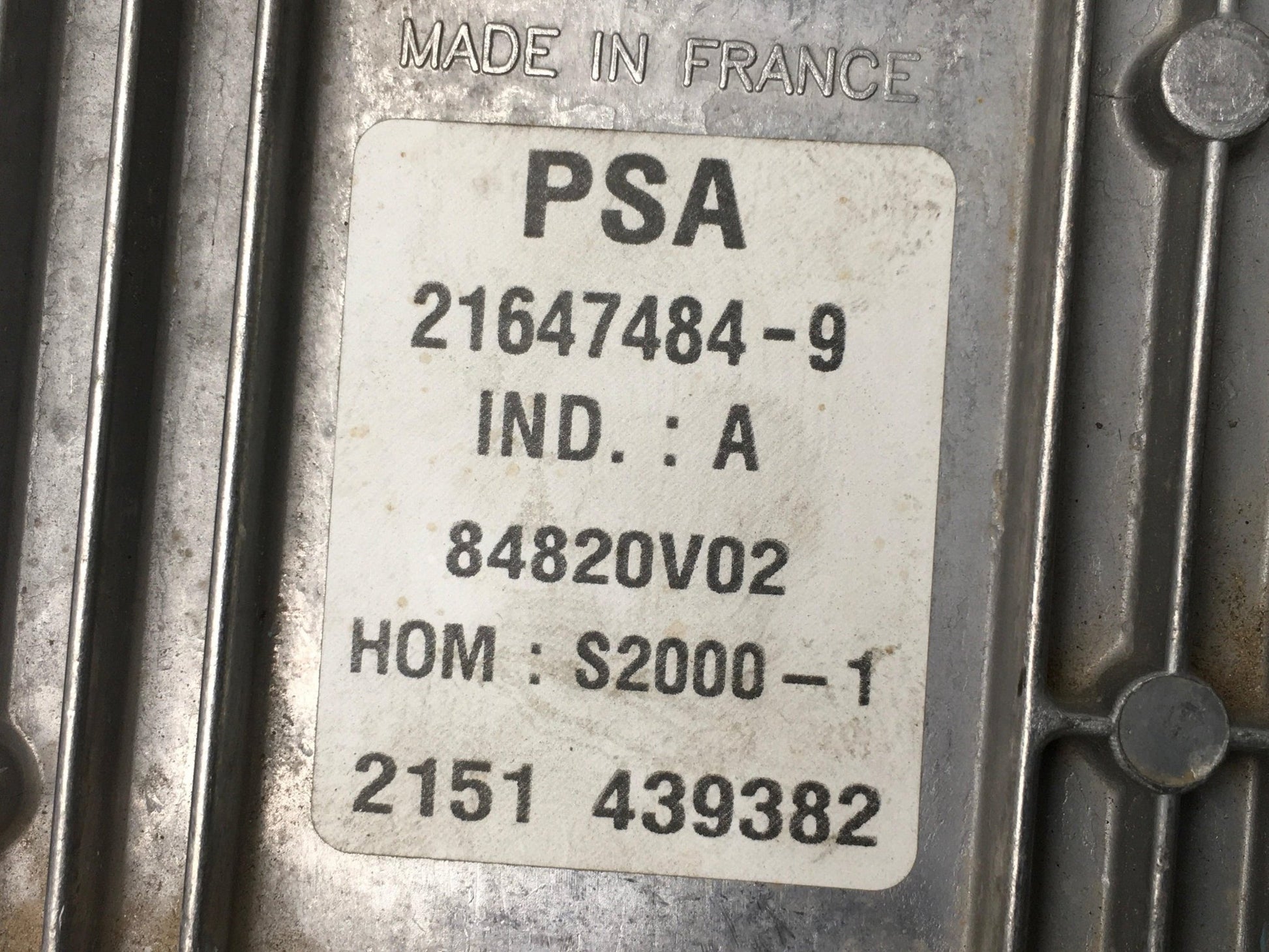 Centralita Motor PSA 9644674980 - 9644674980
