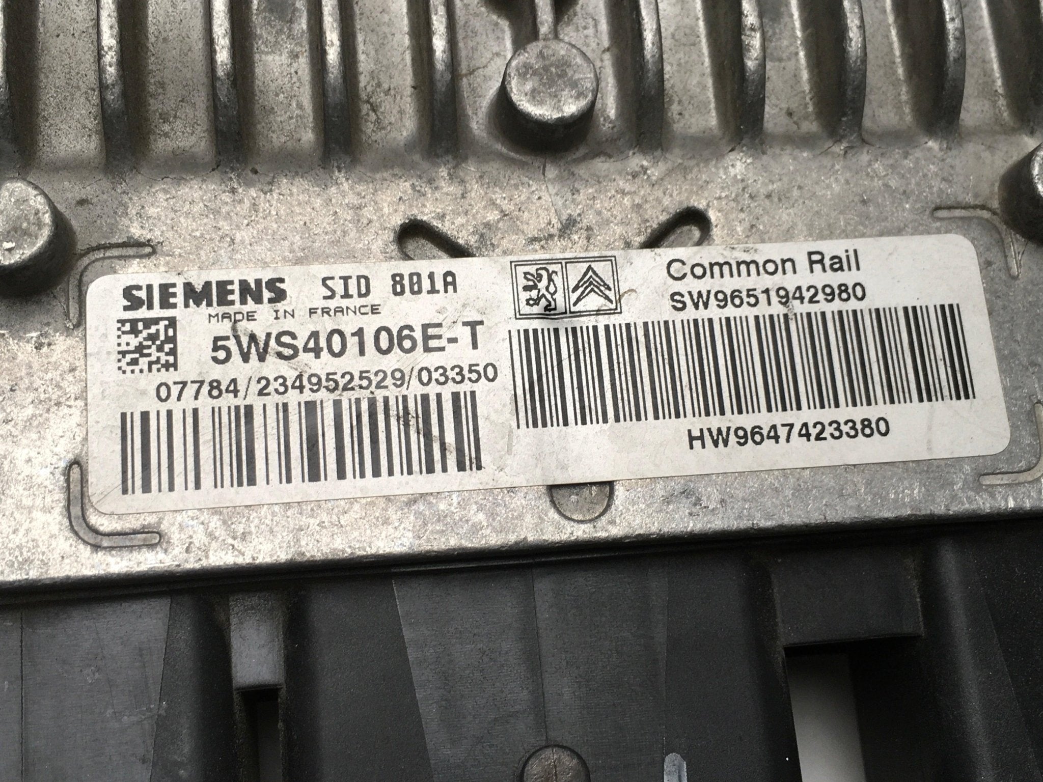 Centralita Motor PSA 9647423380 - 9651942980