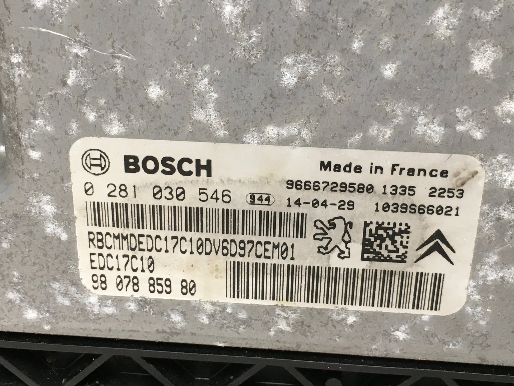 Centralita Motor PSA 9807885980 - 9807885980