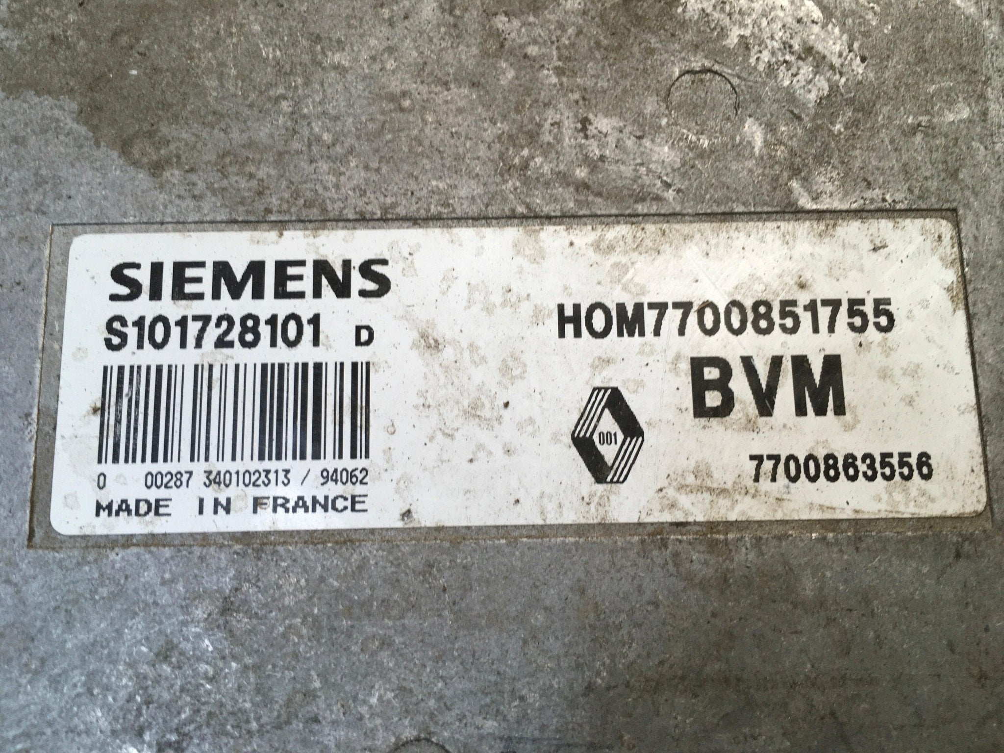 Centralita Motor Renault 19 y Clio I - 7700863556