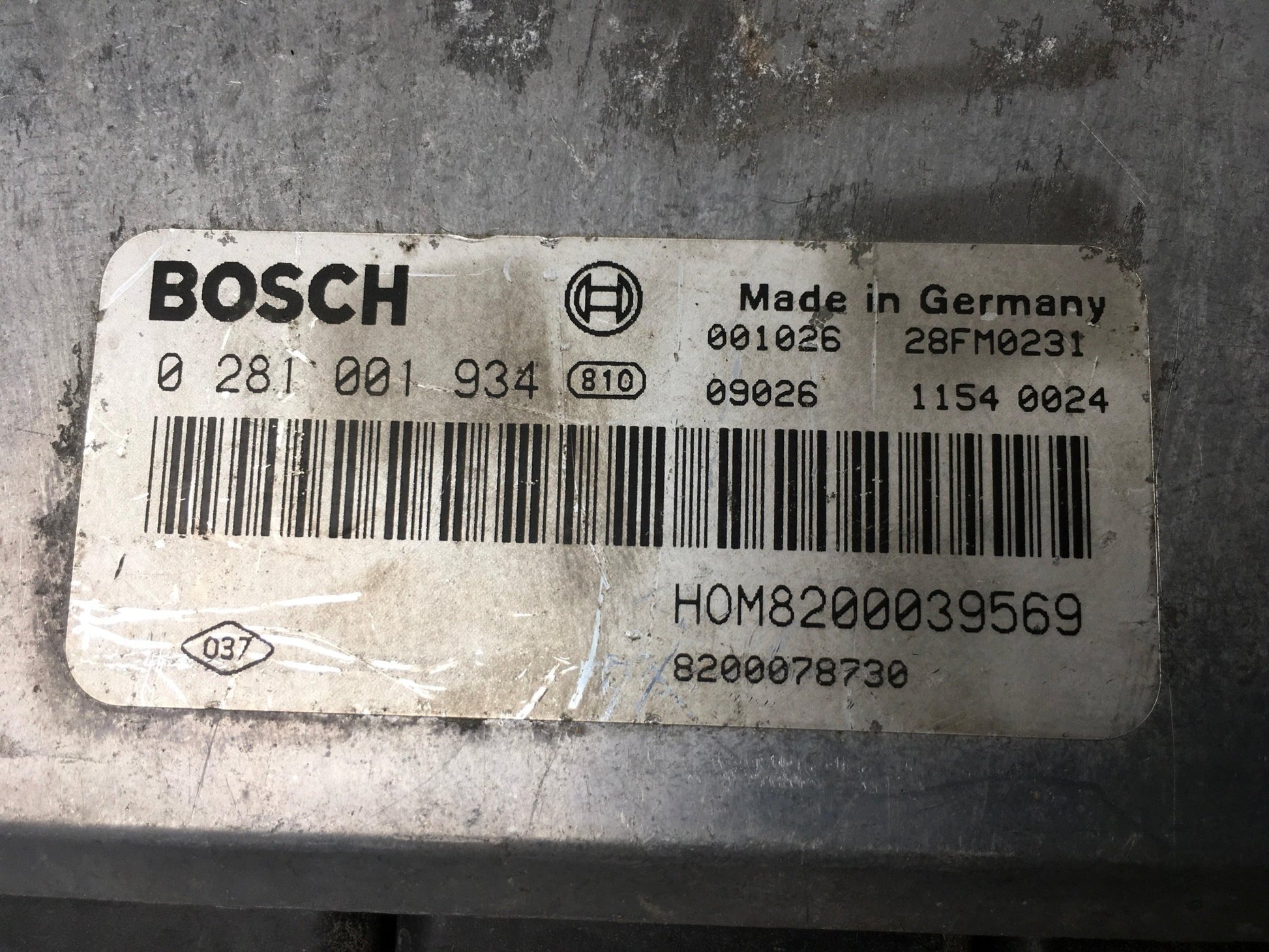 Centralita motor Renault 8200078730 - 8200078730