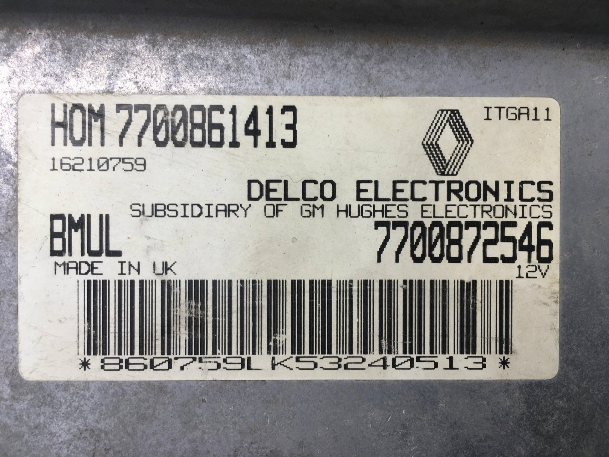 Centralita Motor Renault Clio I - 7700861413