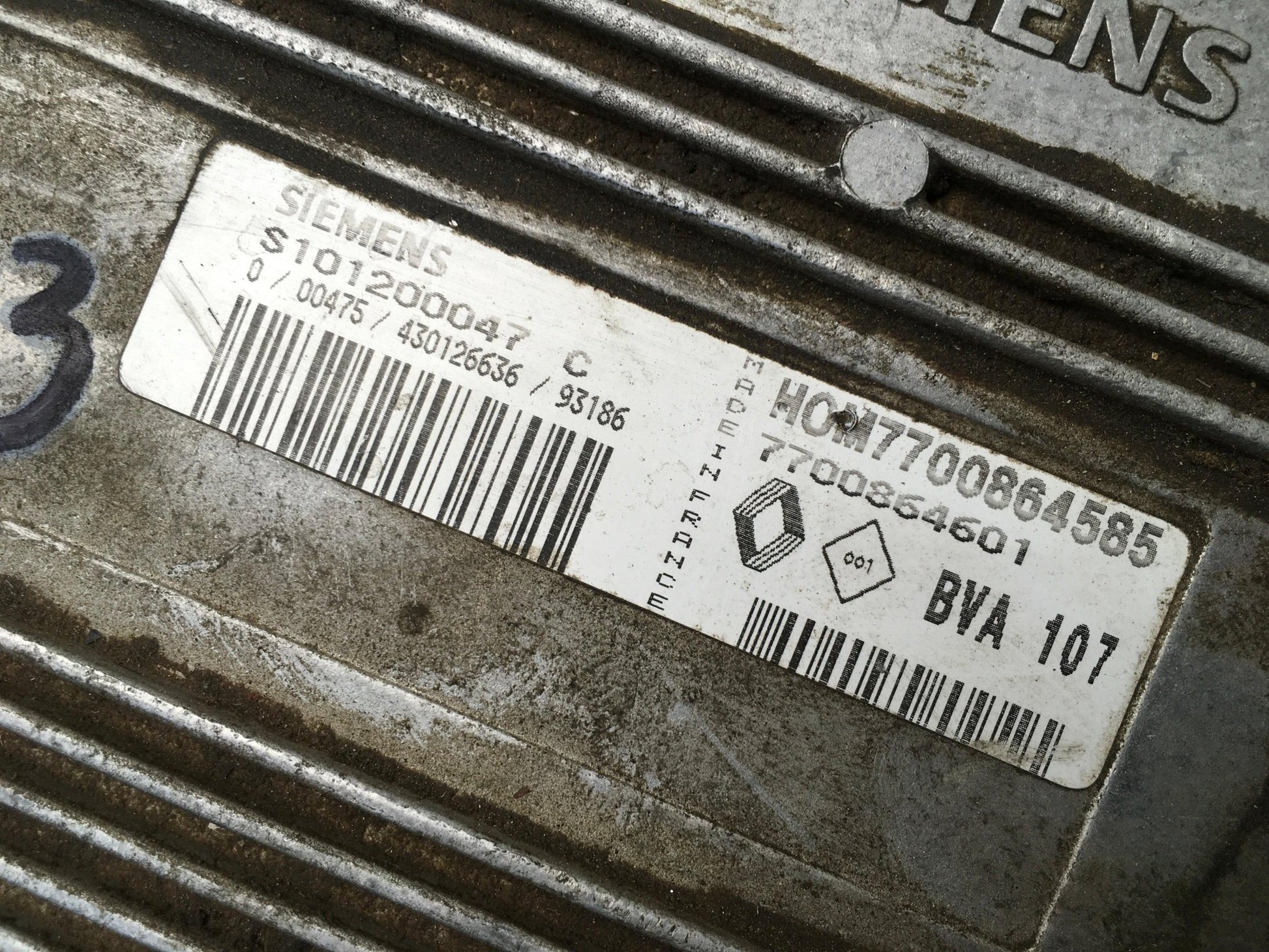 Centralita Motor Renault Clio I - 7700864601