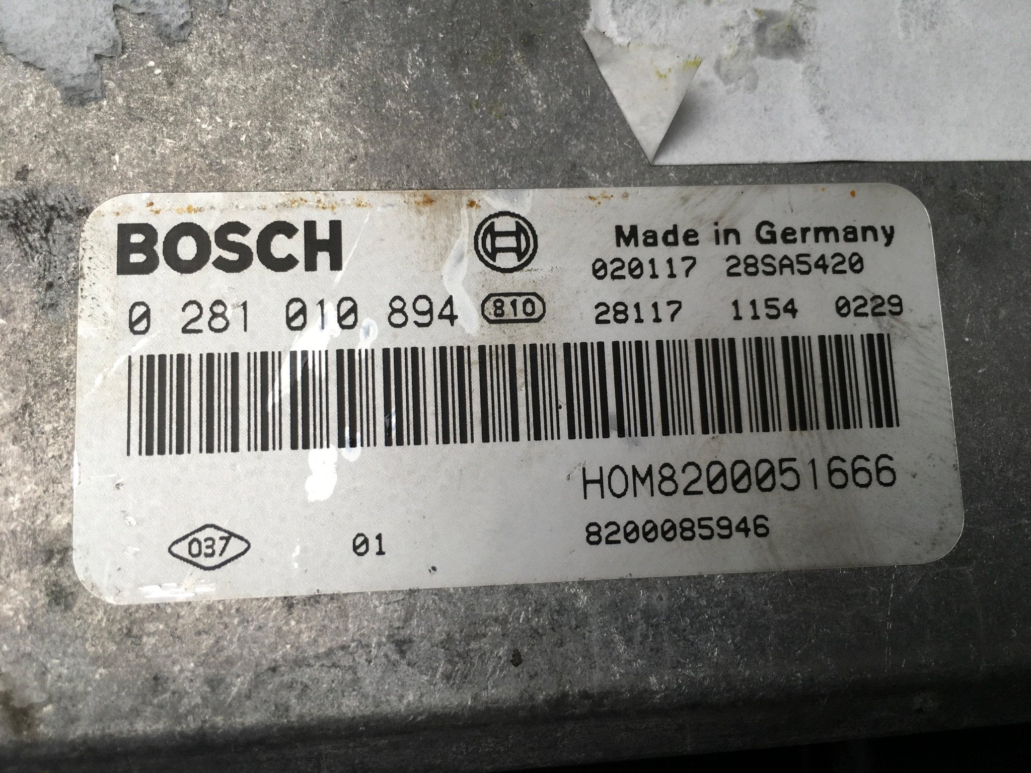 Centralita Motor Renault Kangoo I - 8200085946