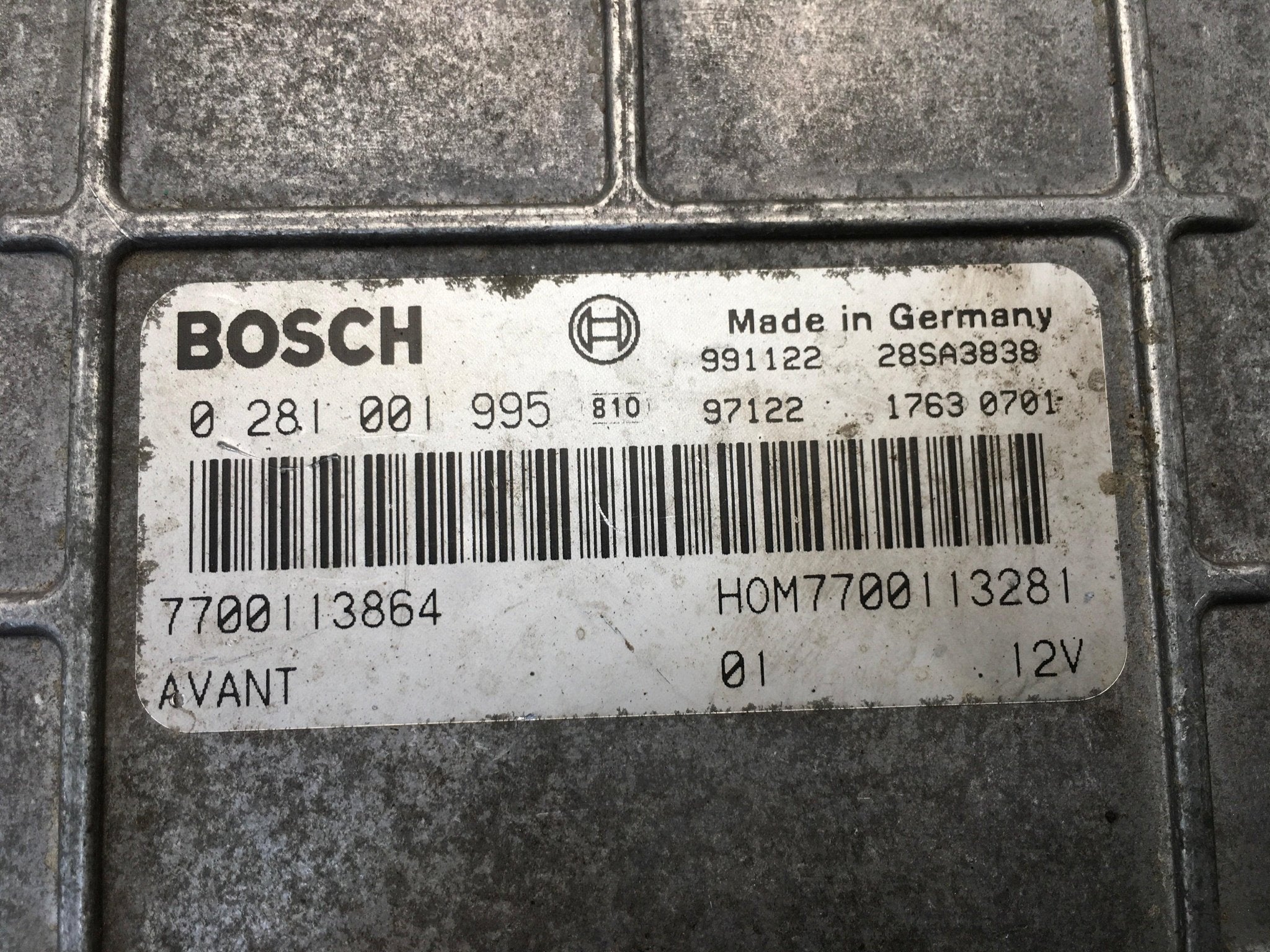 Centralita Motor Renault Laguna I - 7700113864