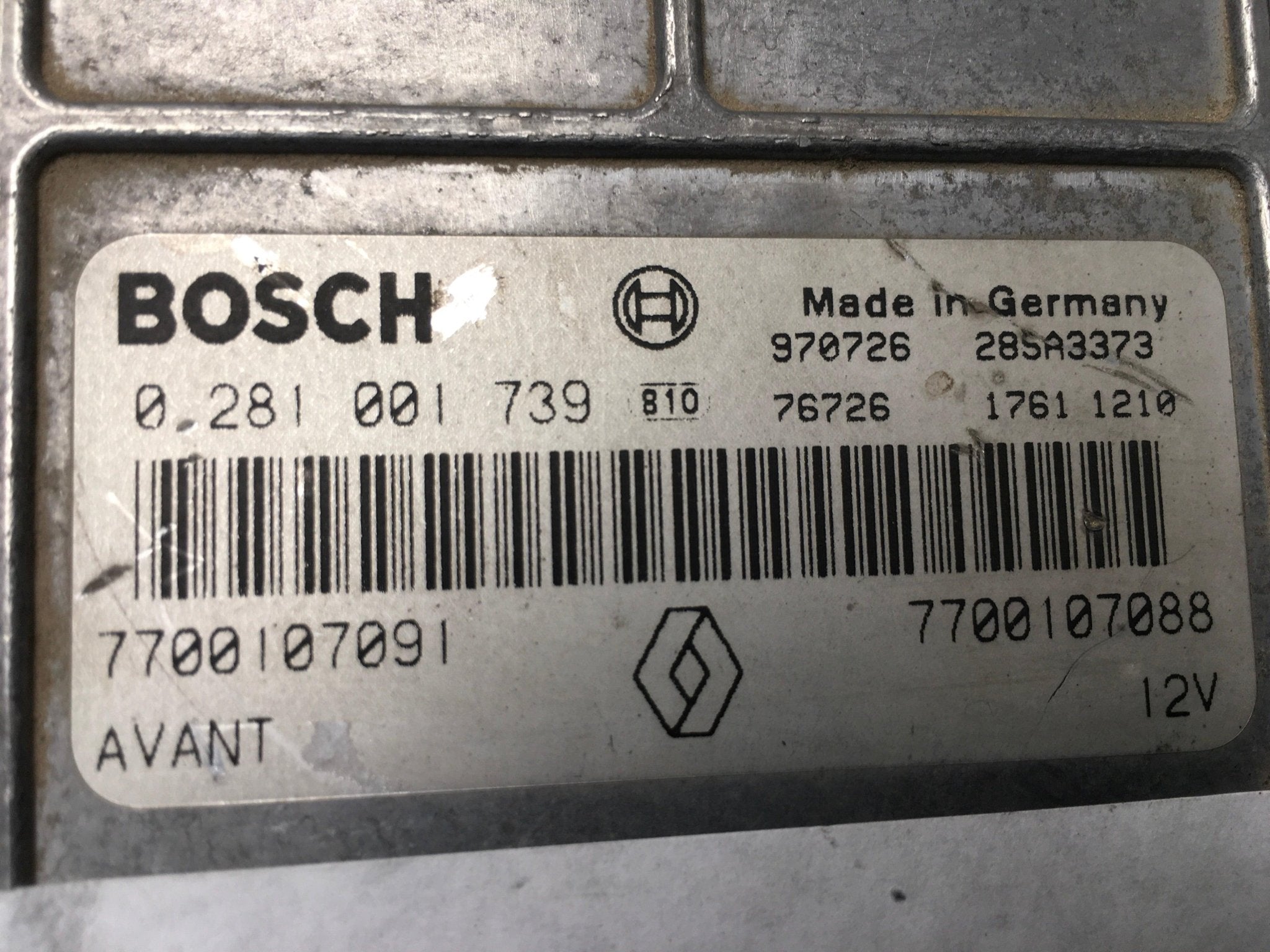 Centralita Motor Renault Megane I - 7700107091