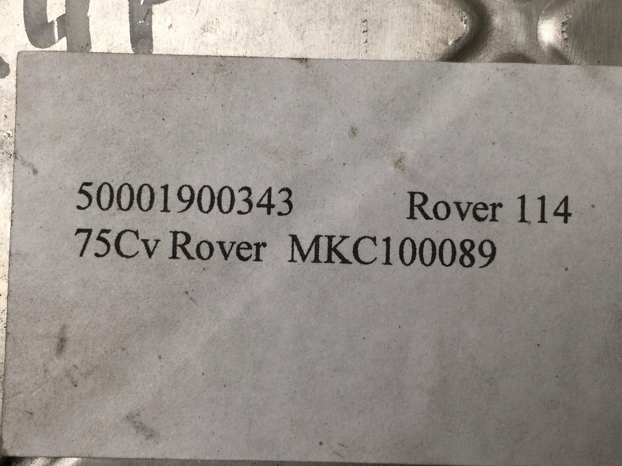 Centralita Motor Rover 114 - 50001900343