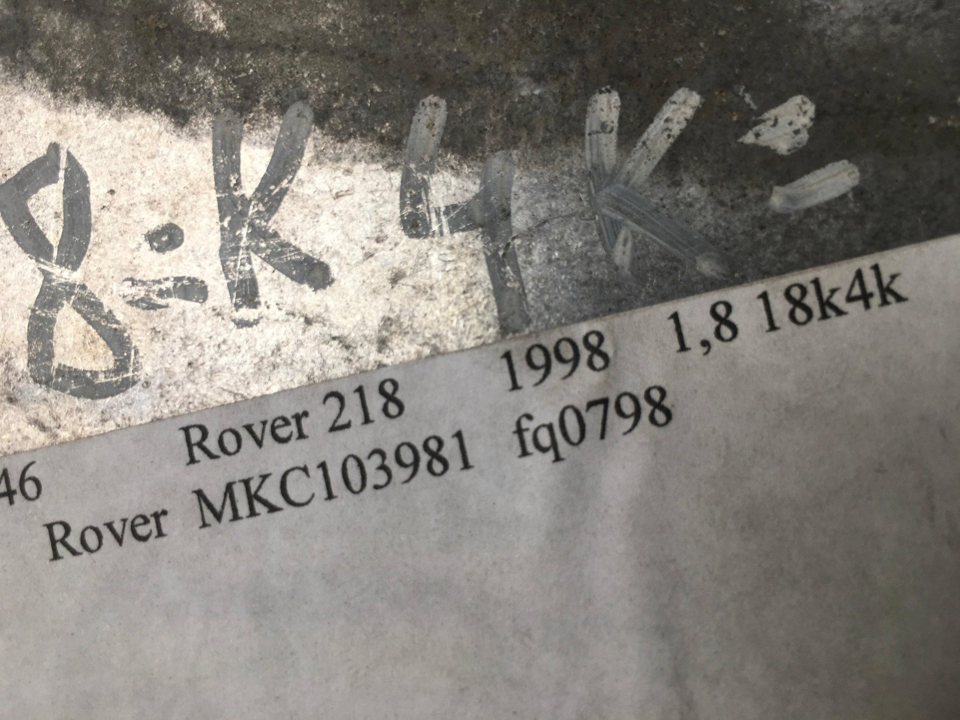 Centralita Motor Rover 218 - MKC103981