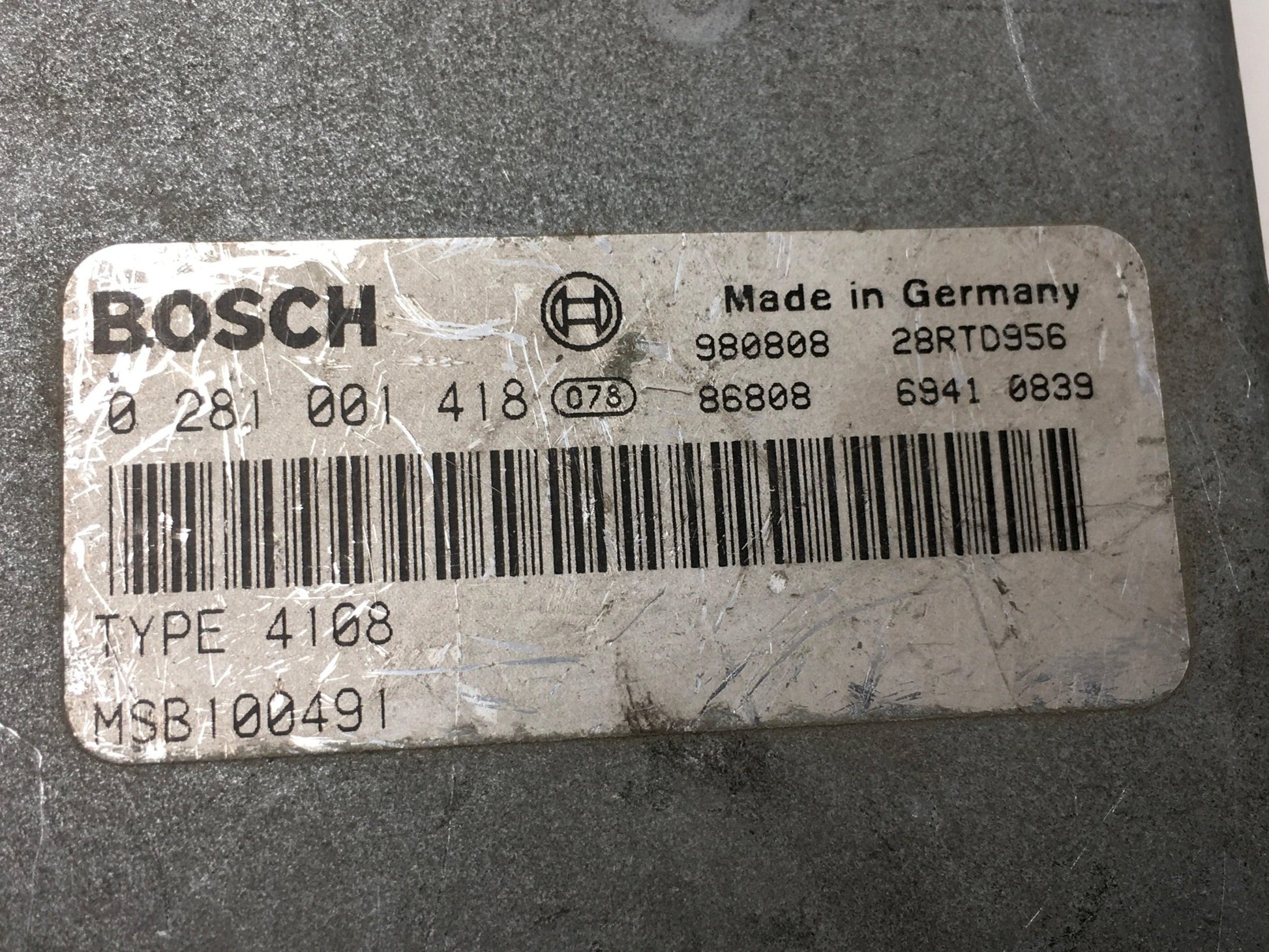 Centralita motor Rover 45 - 0281001418