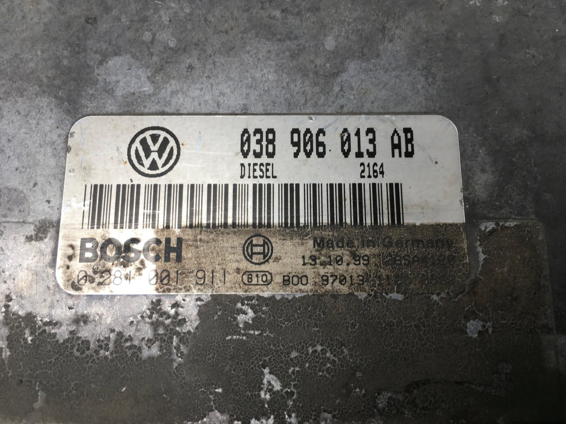 Centralita Motor Seat Ibiza Cordoba 6K - 038906013AB