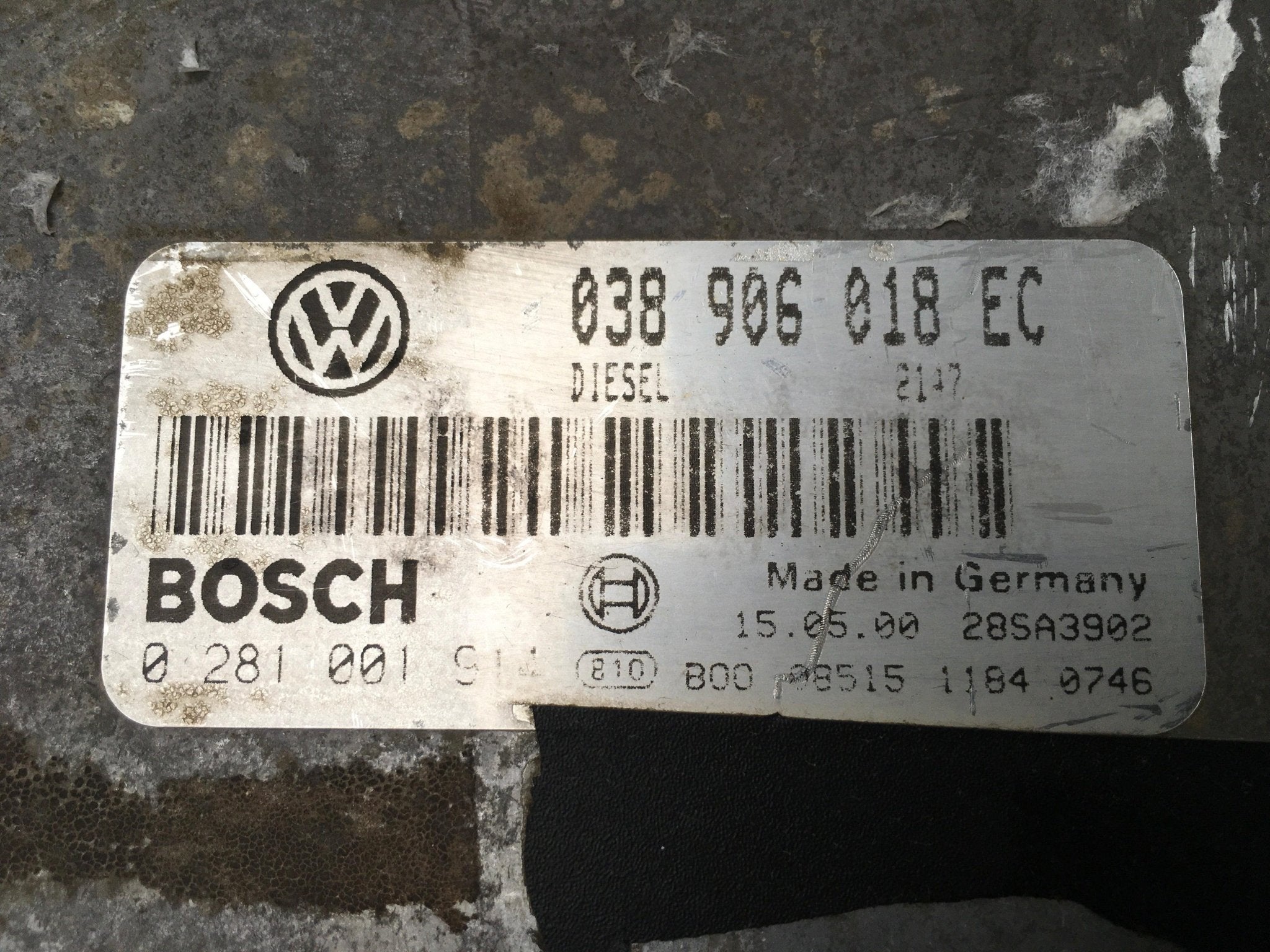 Centralita Motor Seat Ibiza II - 038906018EC