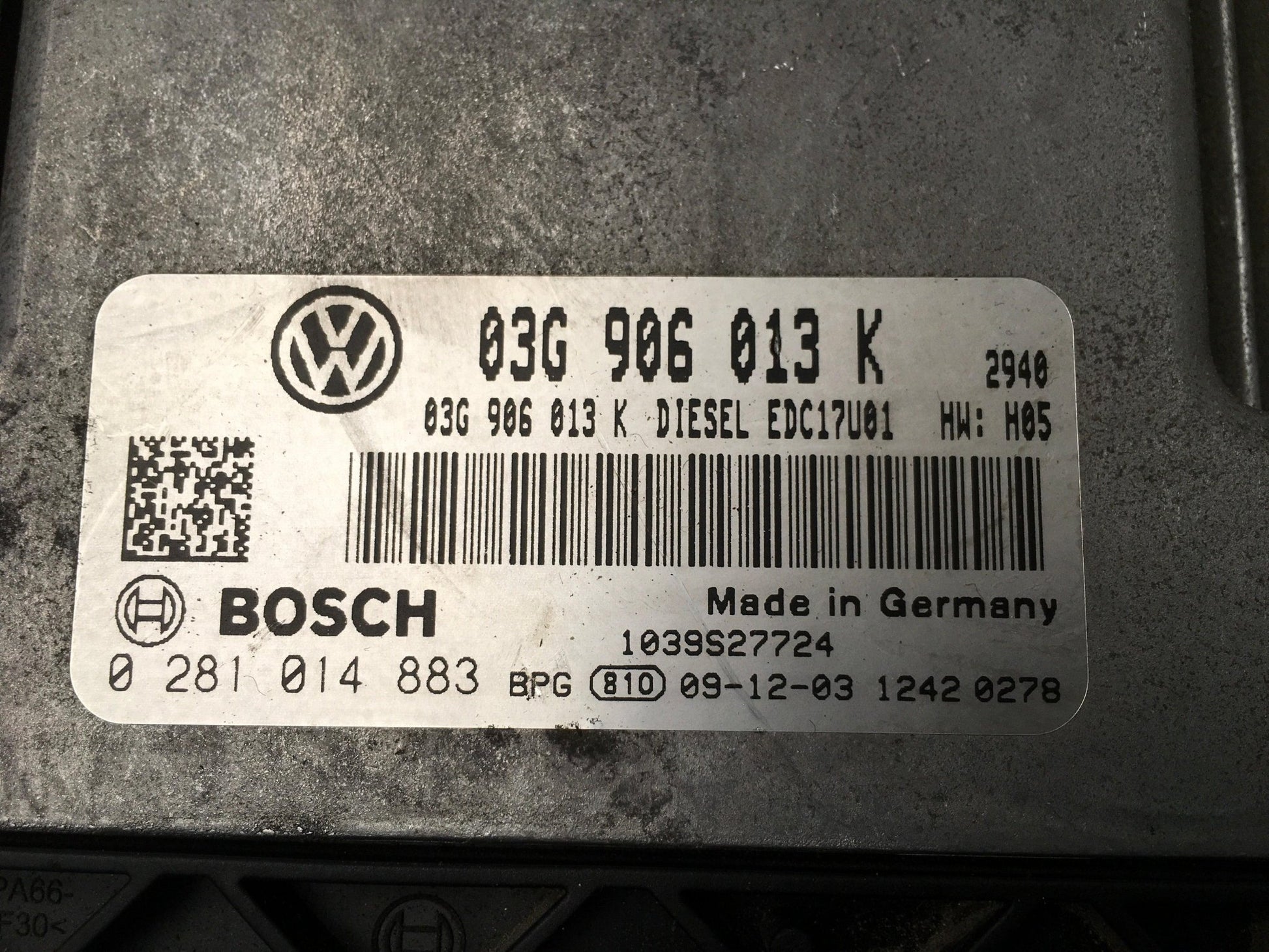 Centralita motor Seat Ibiza IV - 03G906013K