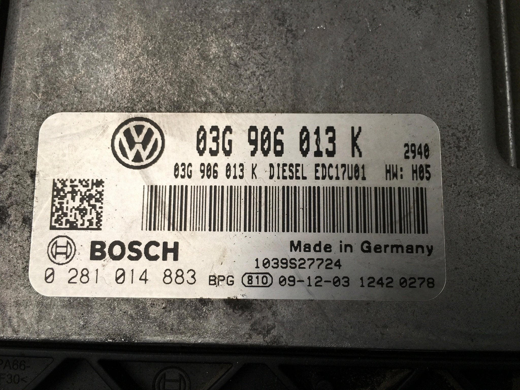 Centralita motor Seat Ibiza IV - 03G906013K