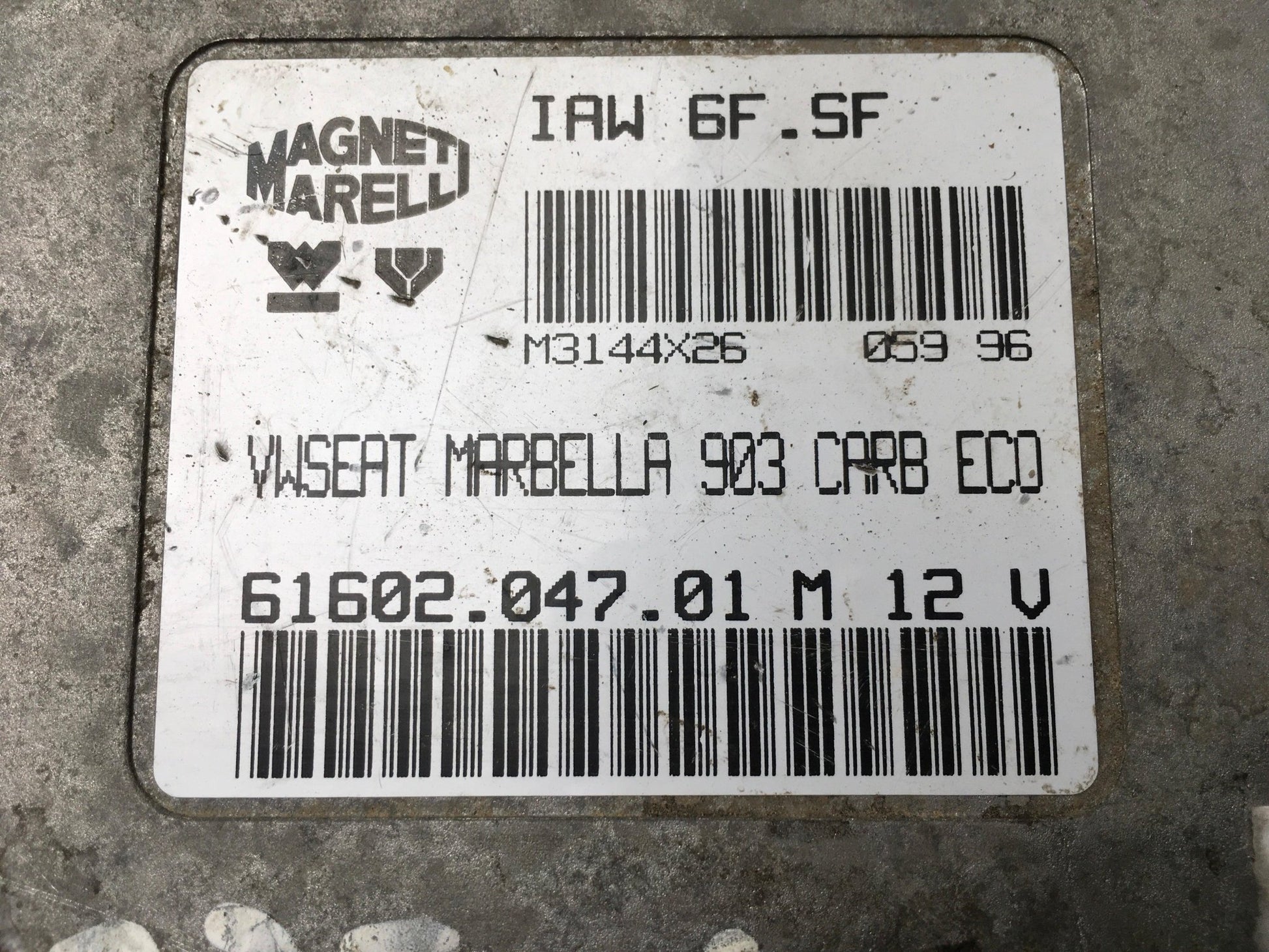 Centralita Motor Seat Marbella - 6160204701M