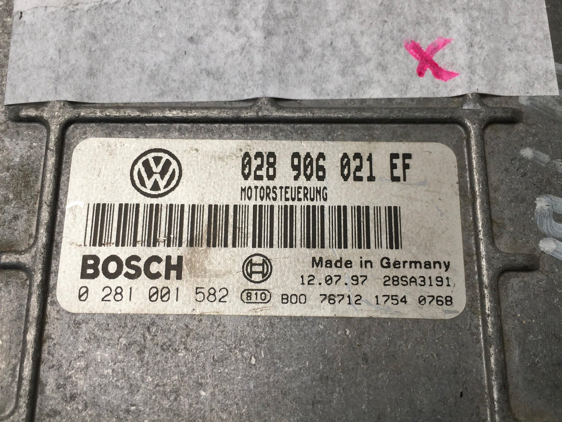 Centralita Motor Seat Toledo I - 028906021EF