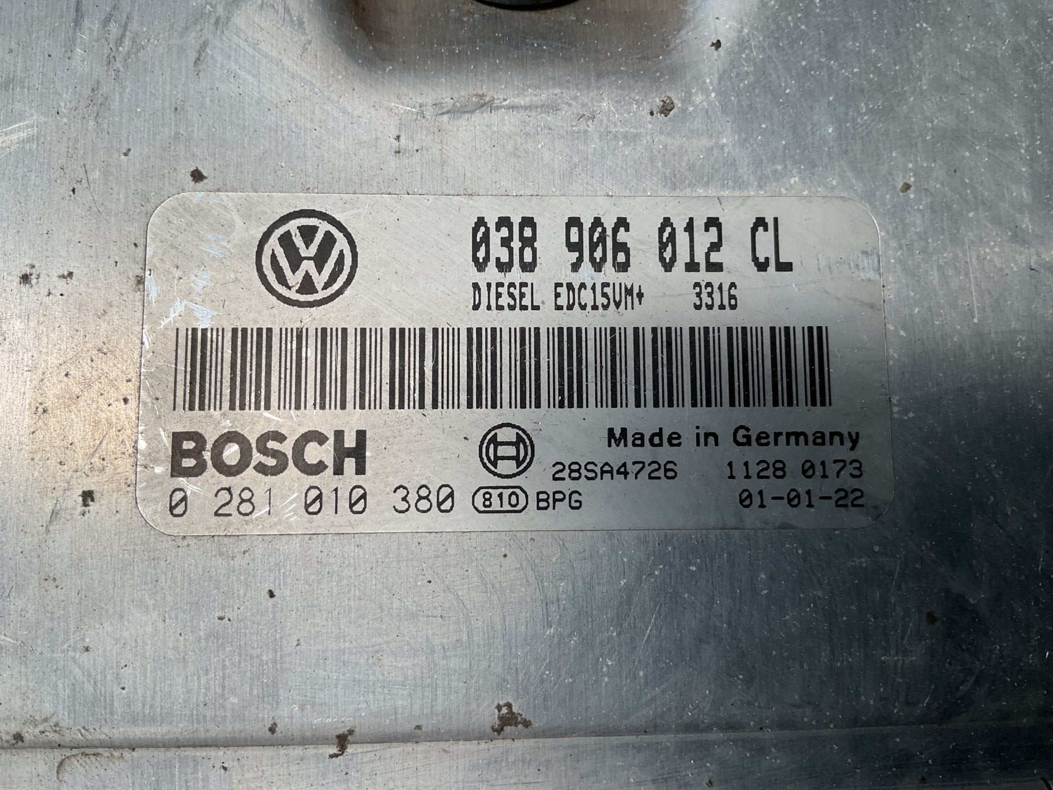 Centralita Motor Skoda Octavia 98-07 - 038906012CL