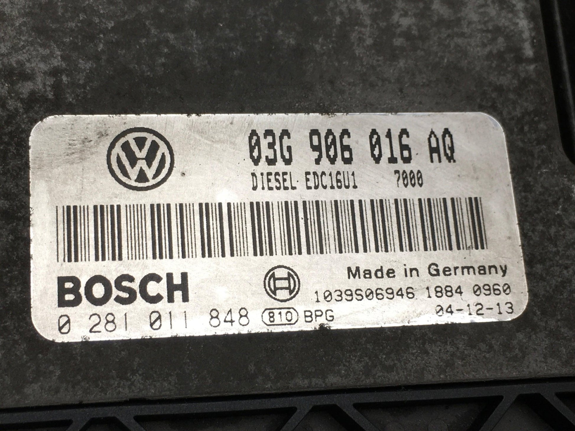 Centralita Motor VW 03G906016AQ - 03G906016AQ