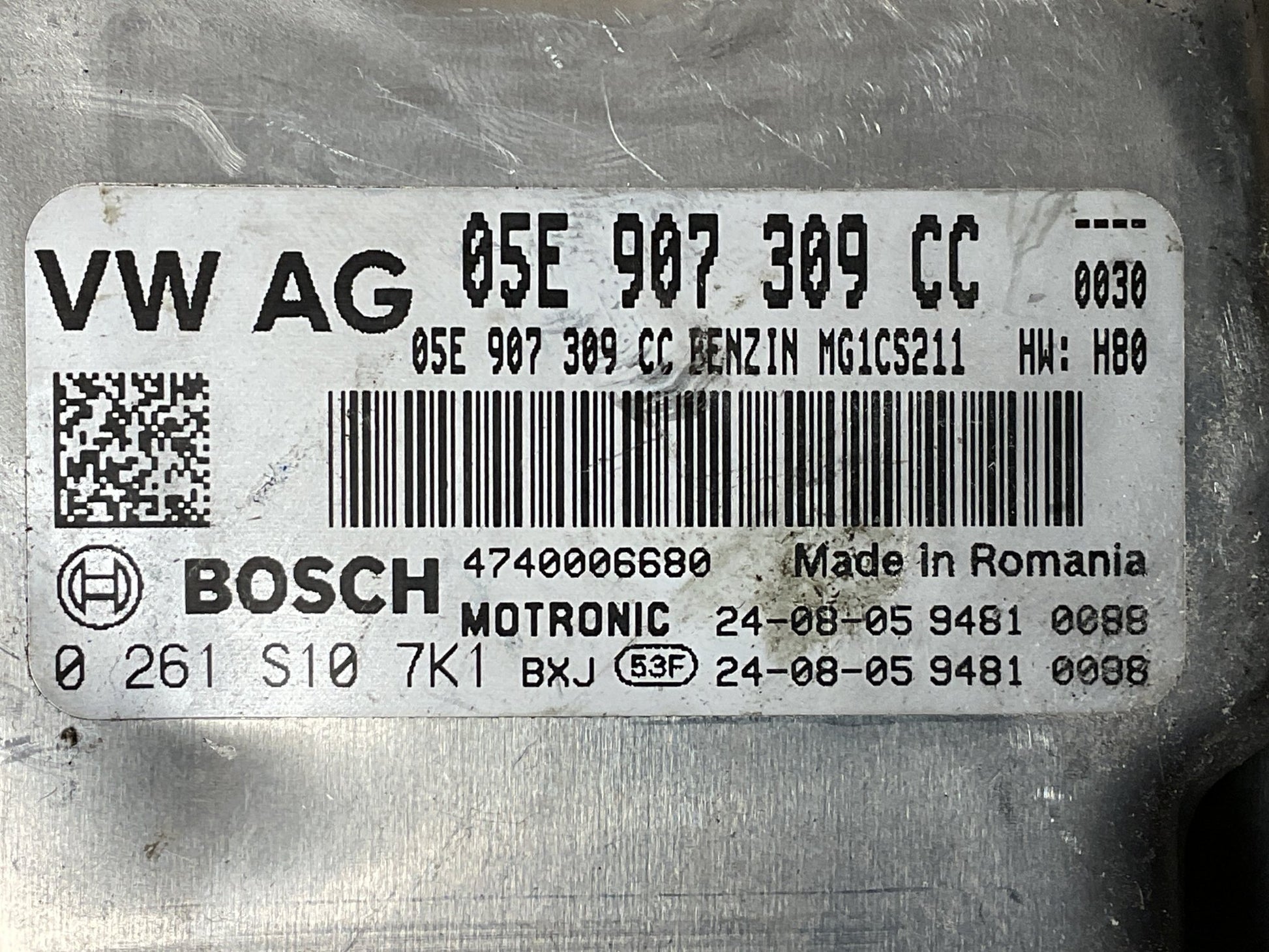 Centralita Motor VW 05E907309CC - 05E907309CC