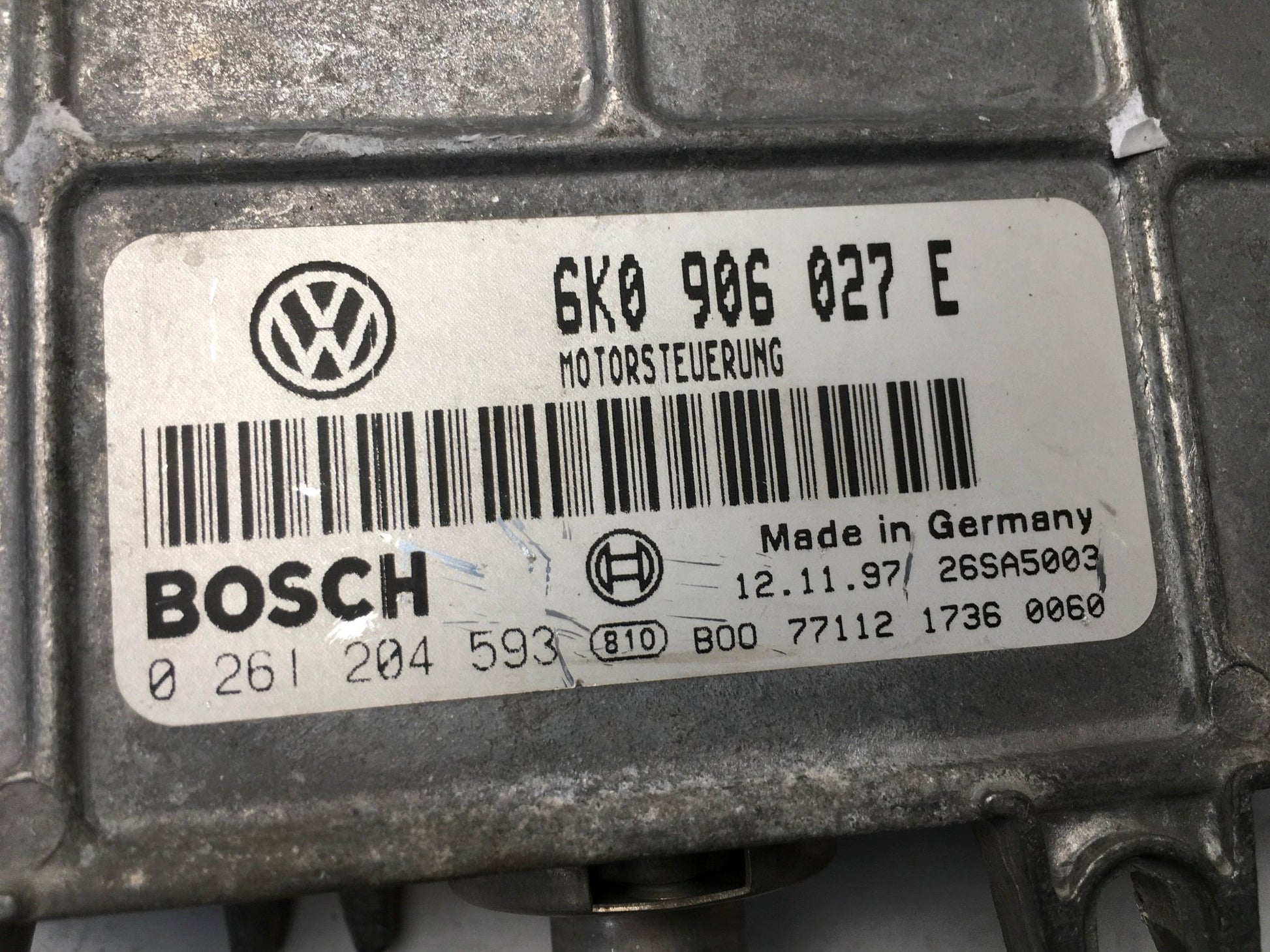 Centralita Motor VW 6K0906027E - 6K0906027E