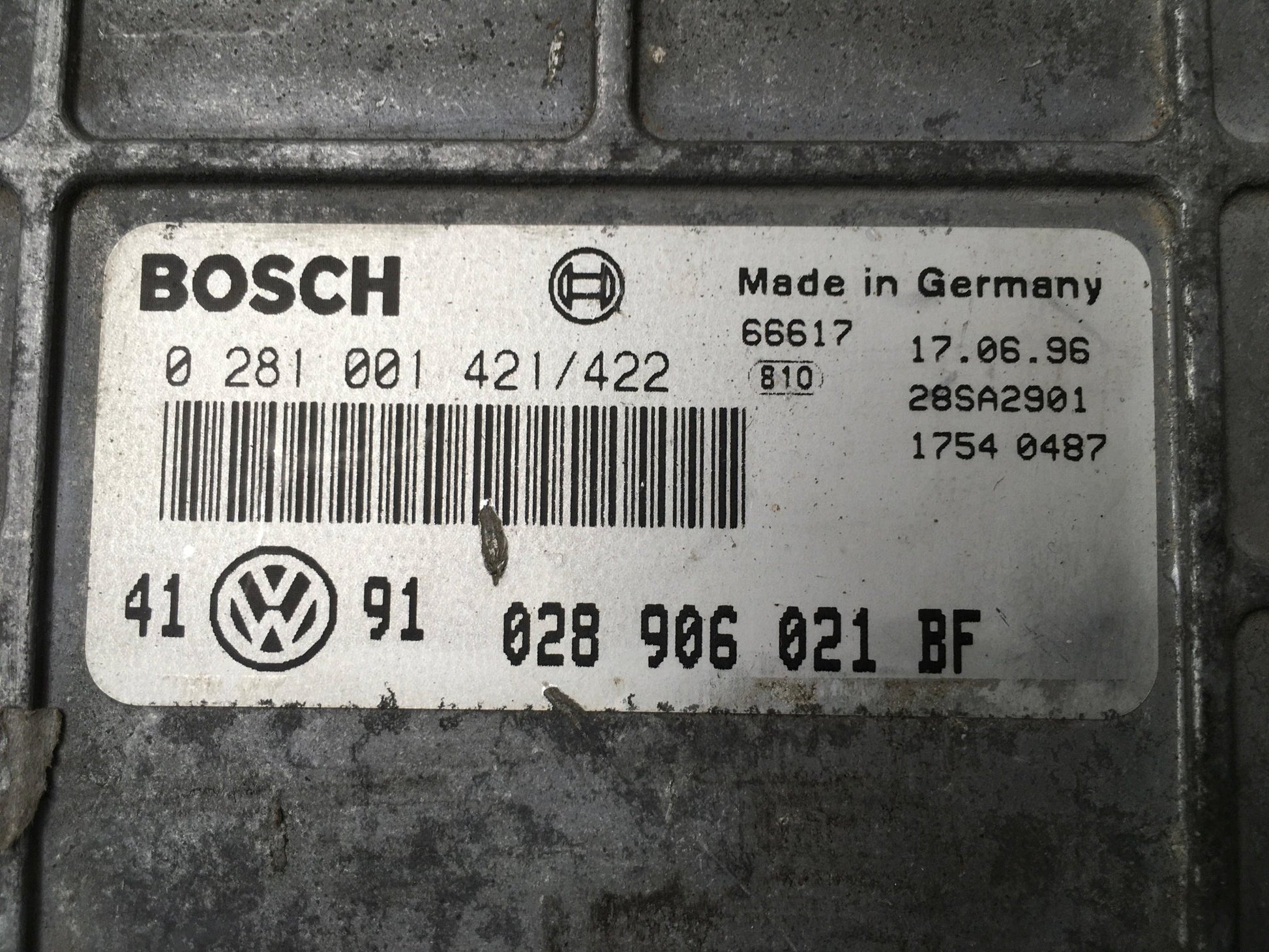 Centralita Motor VW Golf III - 028906021BF